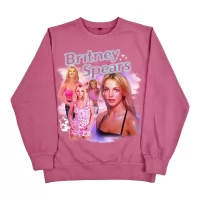 VINTAGE PINK BRITNEY CREW