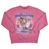 VINTAGE PINK DARK MAGICIAN GIRL CREW