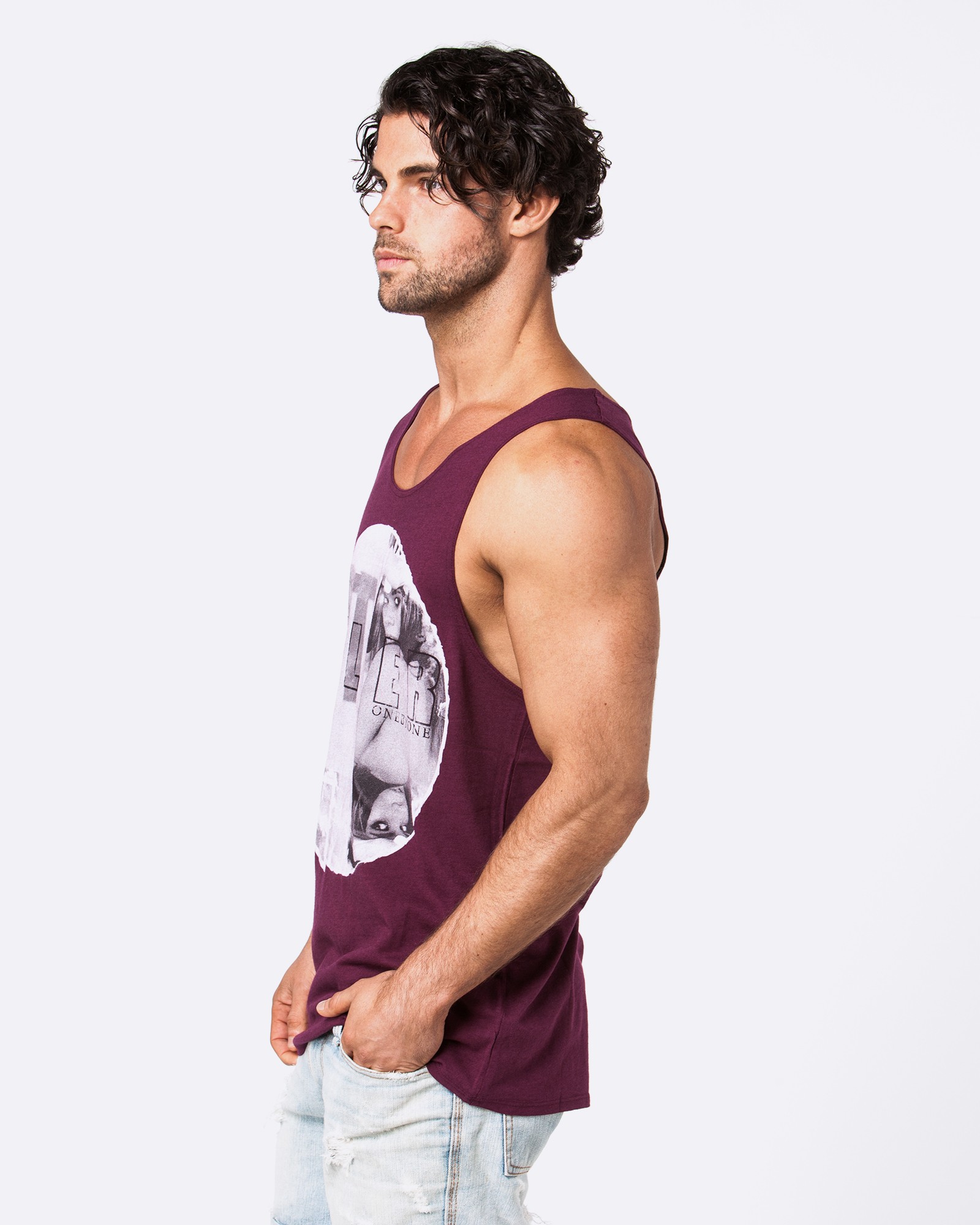 KILLER EXIT MAROON SINGLET