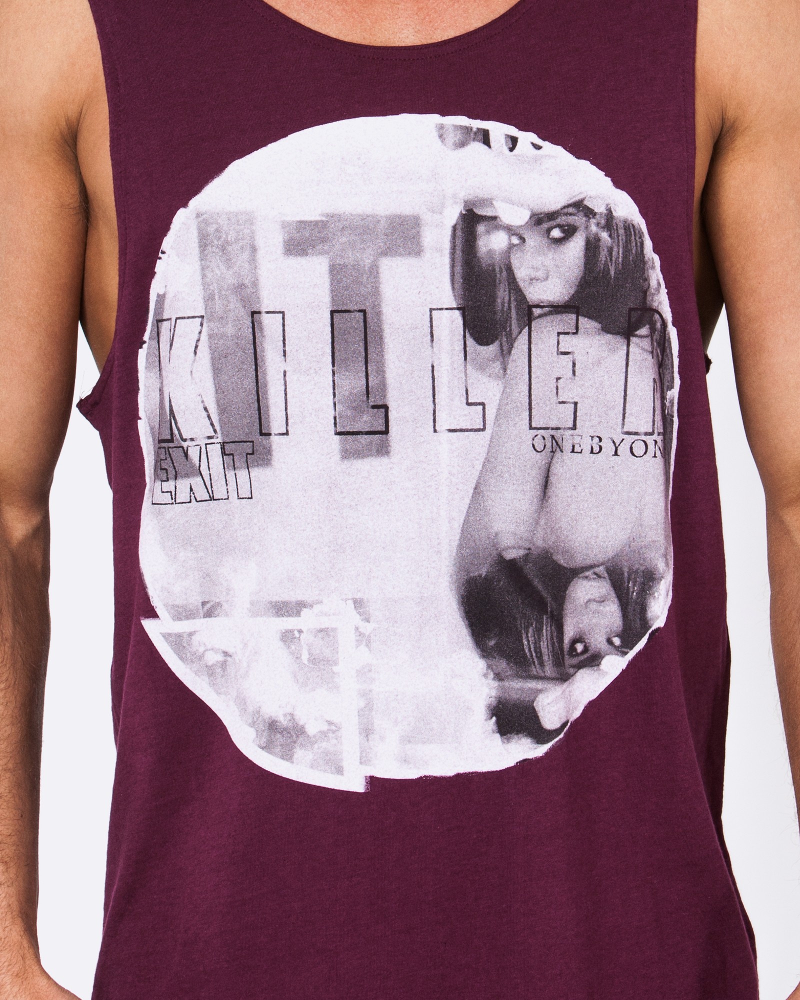 KILLER EXIT MAROON SINGLET