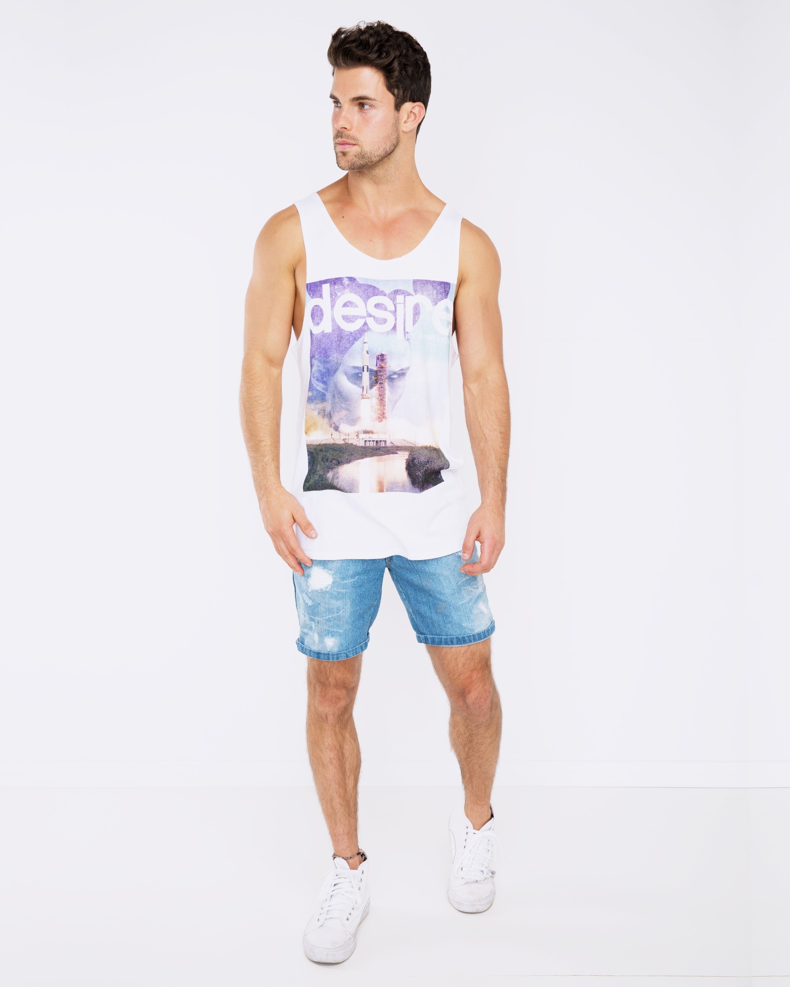 DESIRE ROCKET WHITE SINGLET