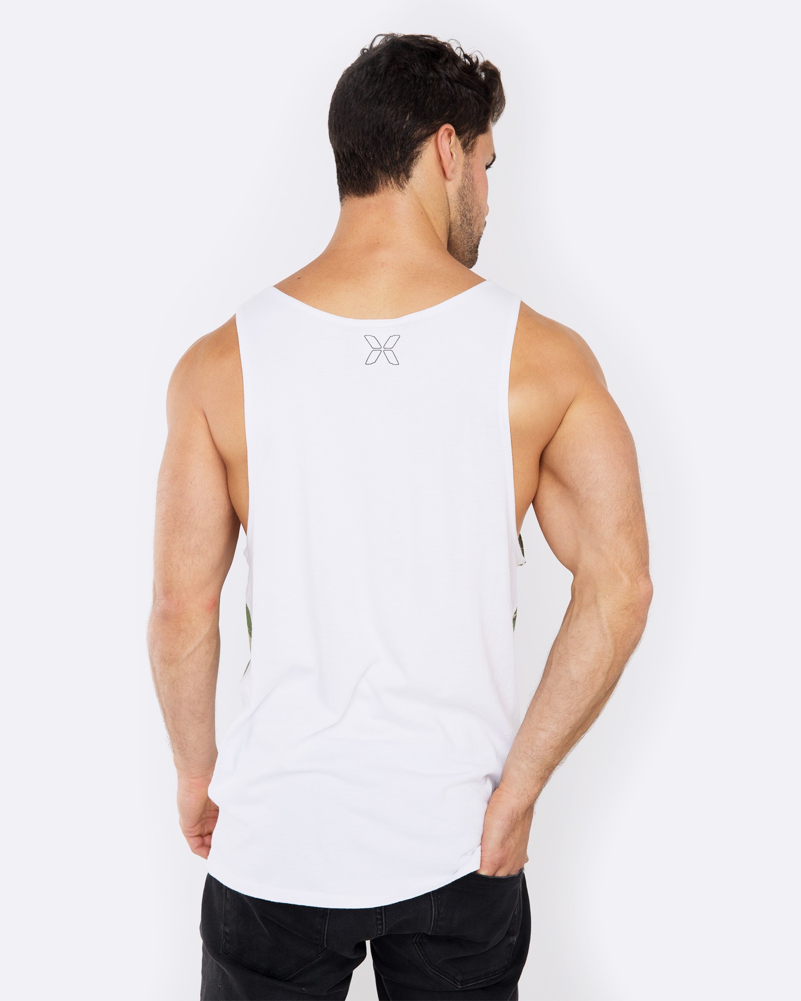 FIND ME IN THE WOODS WHITE SINGLET