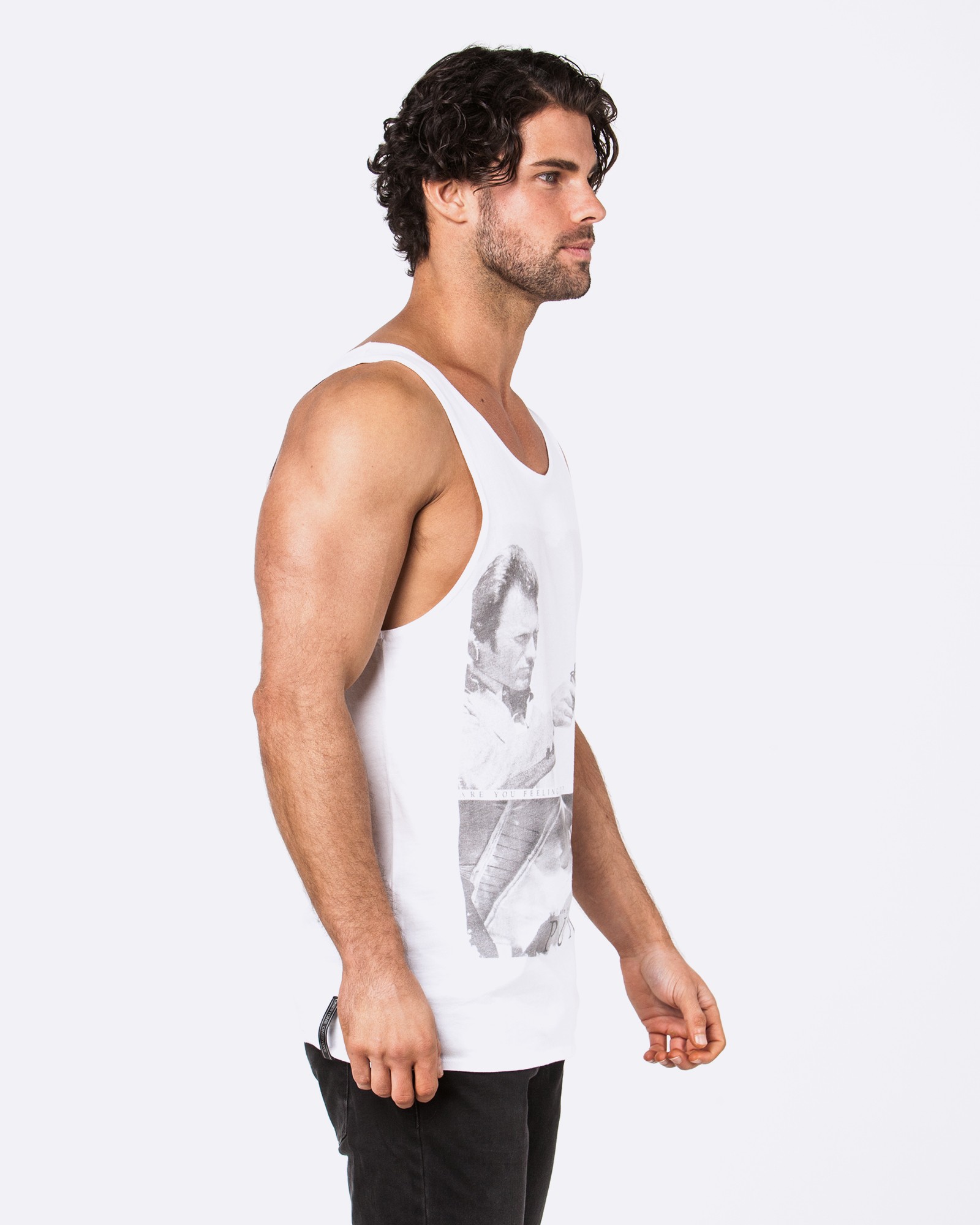 ARE YOU FEELING LUCKY WHITE SINGLET