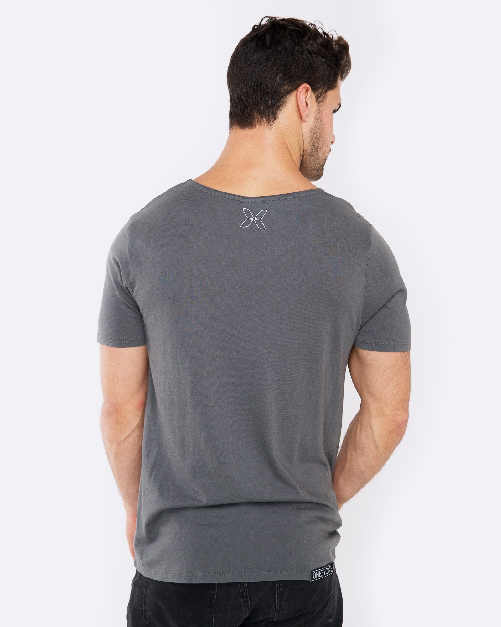 FIND ME IN THE WOODS GREY TEE