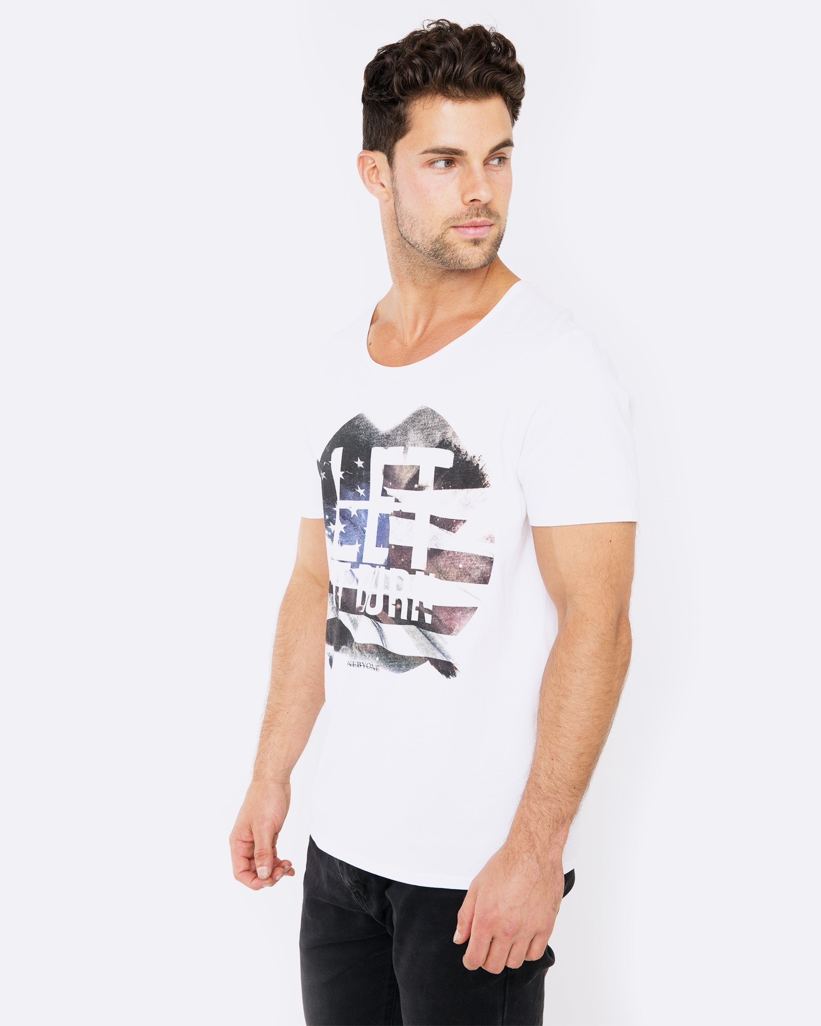 LET IT BURN WHITE TEE