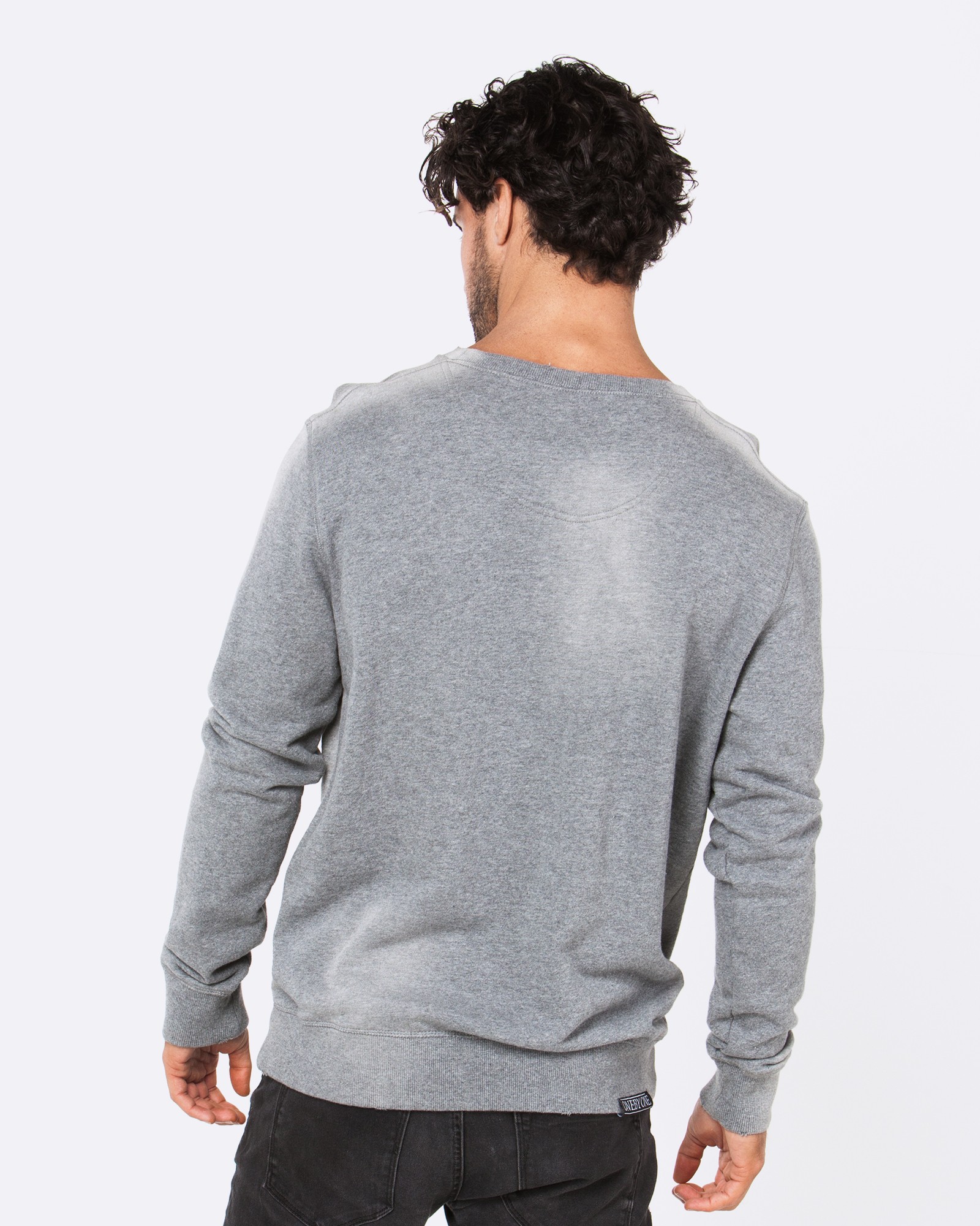BLANK MARBLE GREY CREW