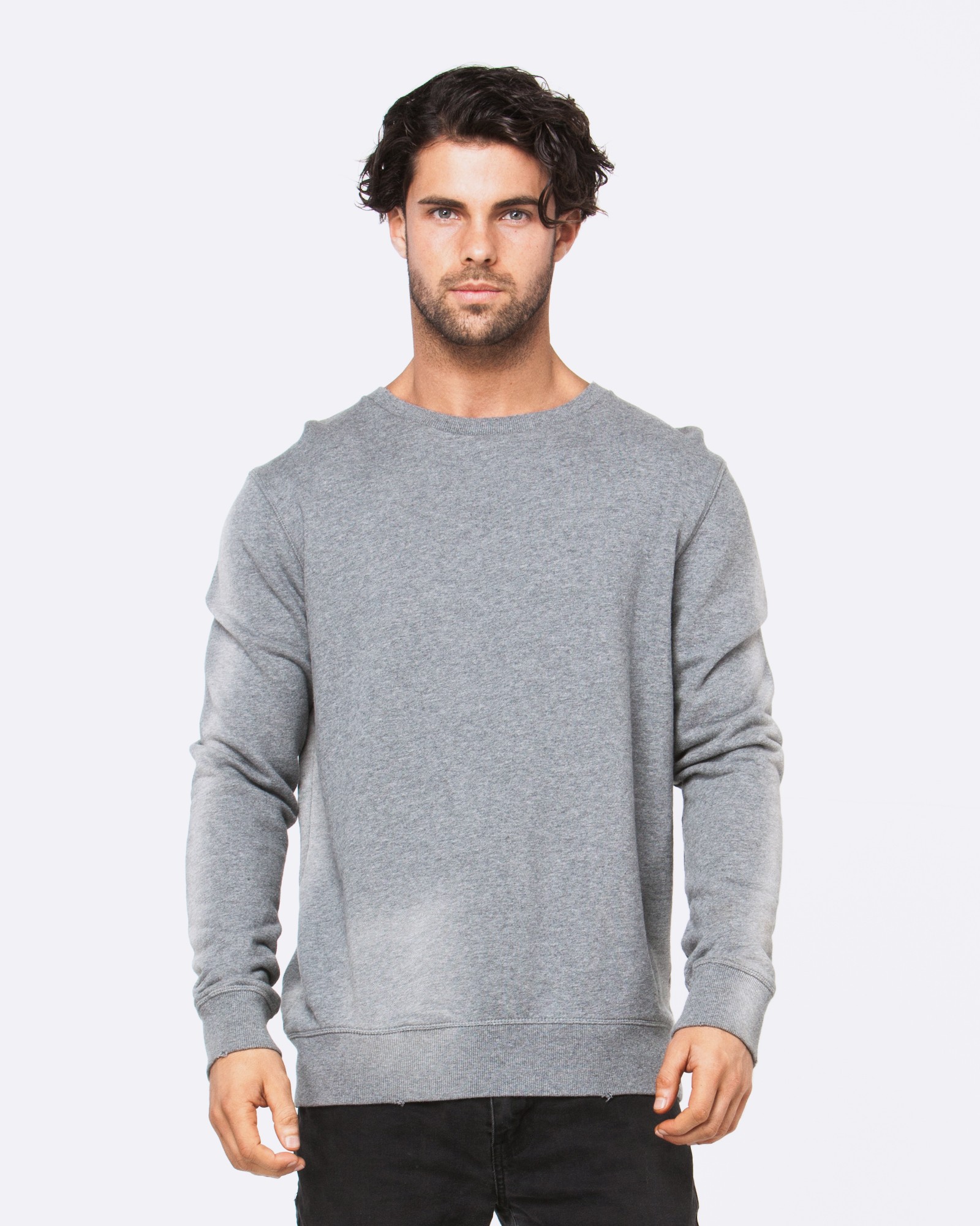 BLANK MARBLE GREY CREW