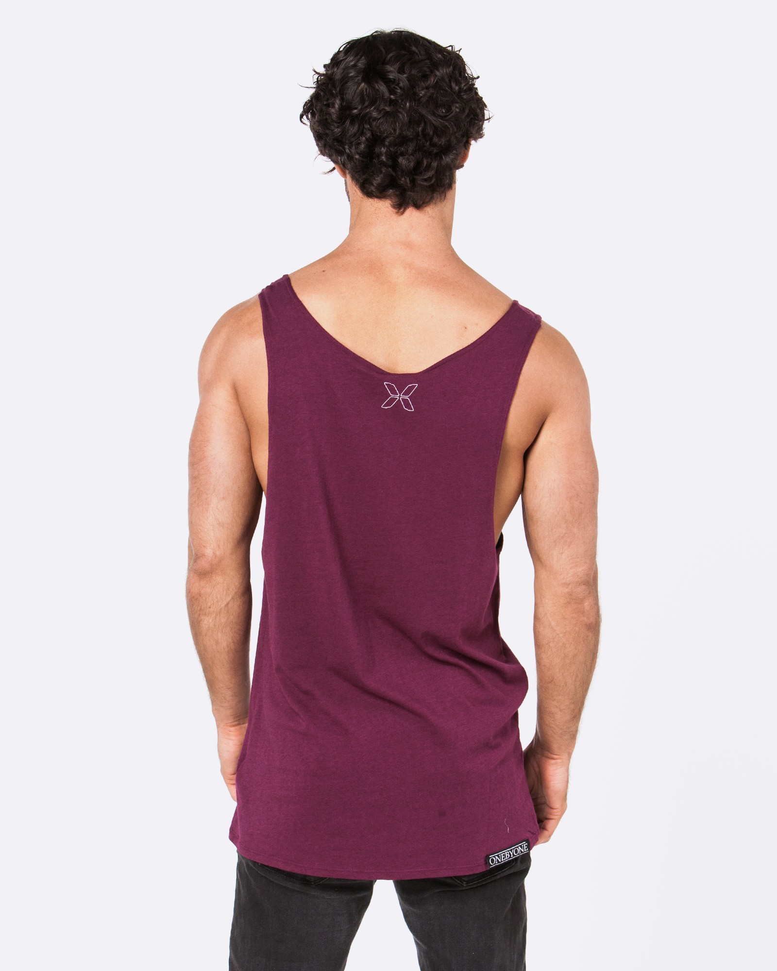 FEAR THE LOGO MAROON SINGLET