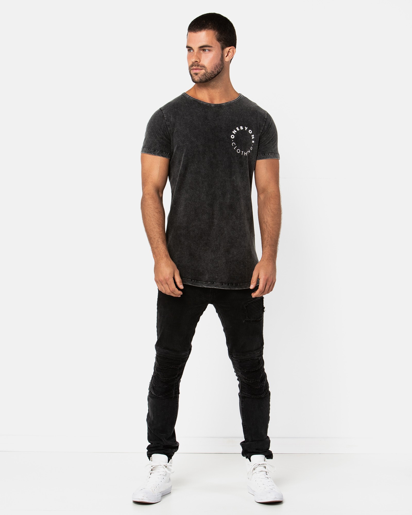 HERITAGE ACID BLACK TEE