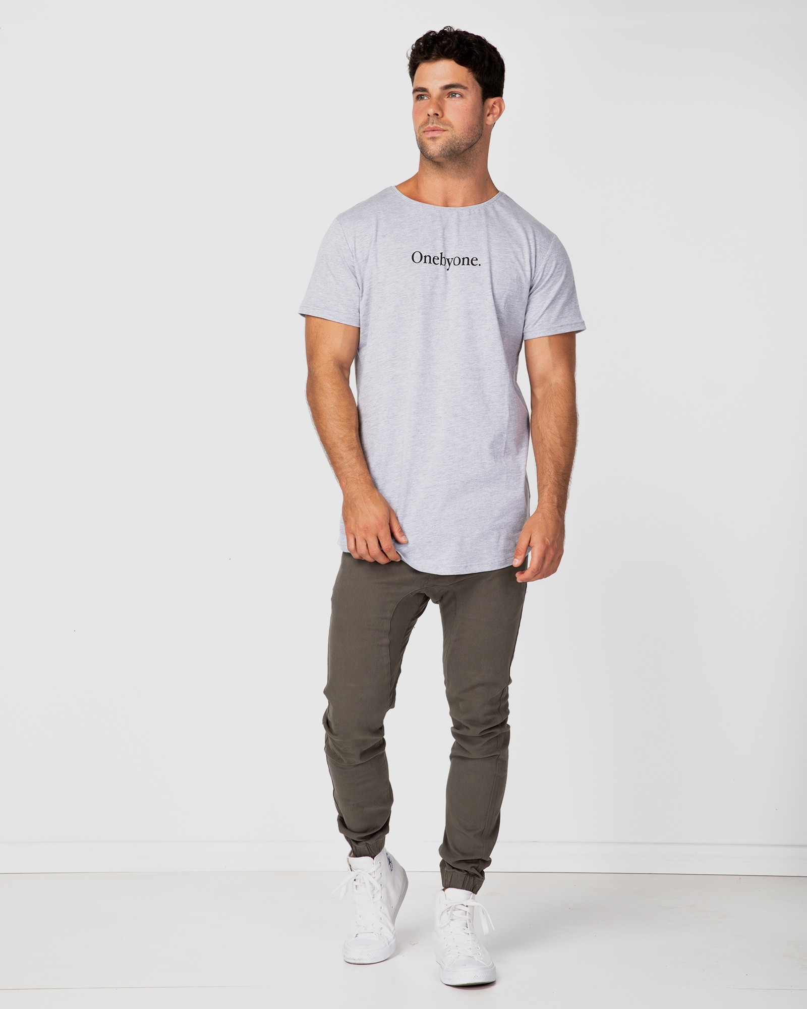 GETAWAY MARBLE GREY TEE