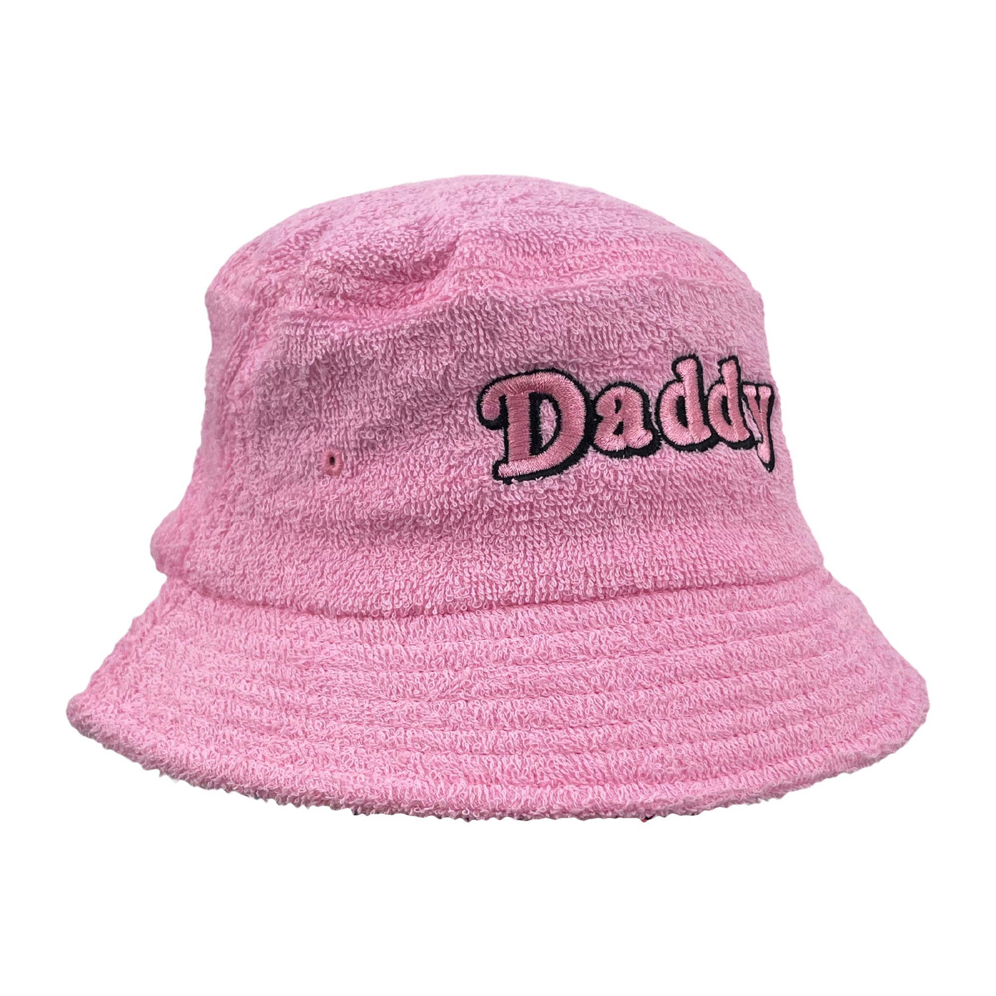 DADDY PINK TERRY TOWEL BUCKET HAT