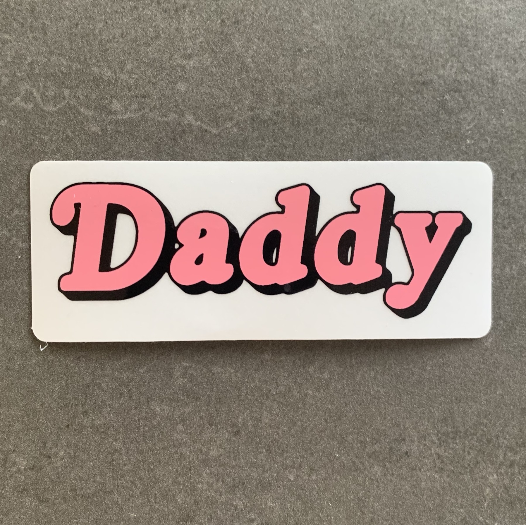 DADDY DIE CUT STICKER