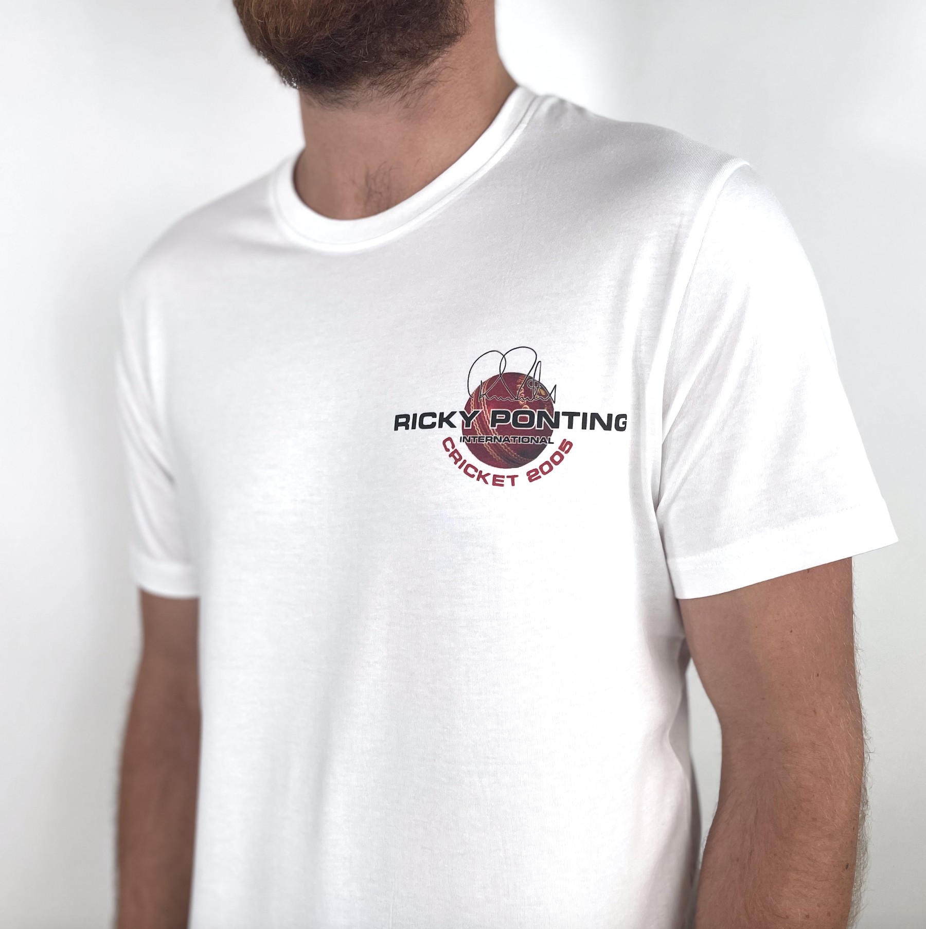 2005 STARTING XI FRONT AND BACK WHITE TEE