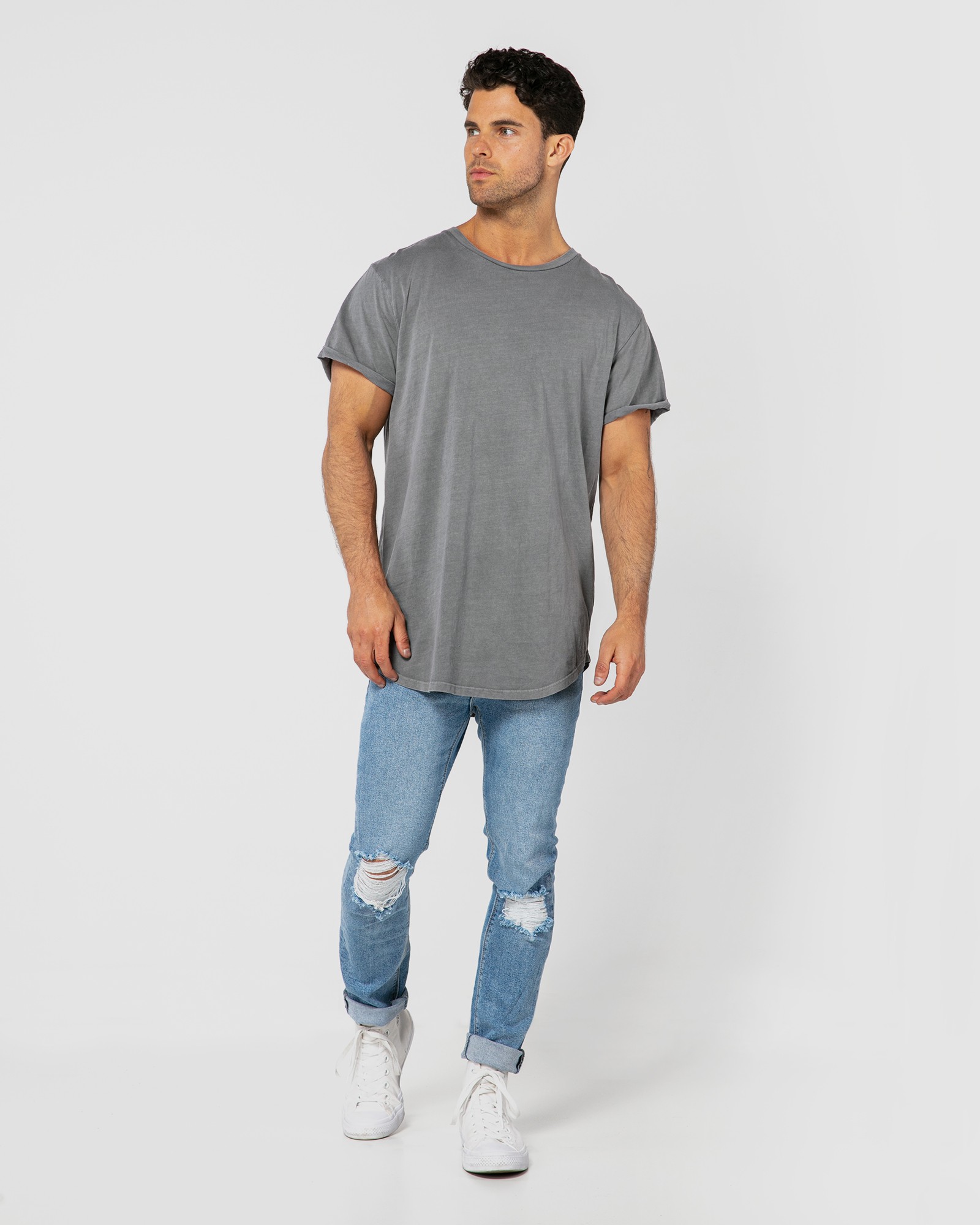 SIGNATURE GREY TEE