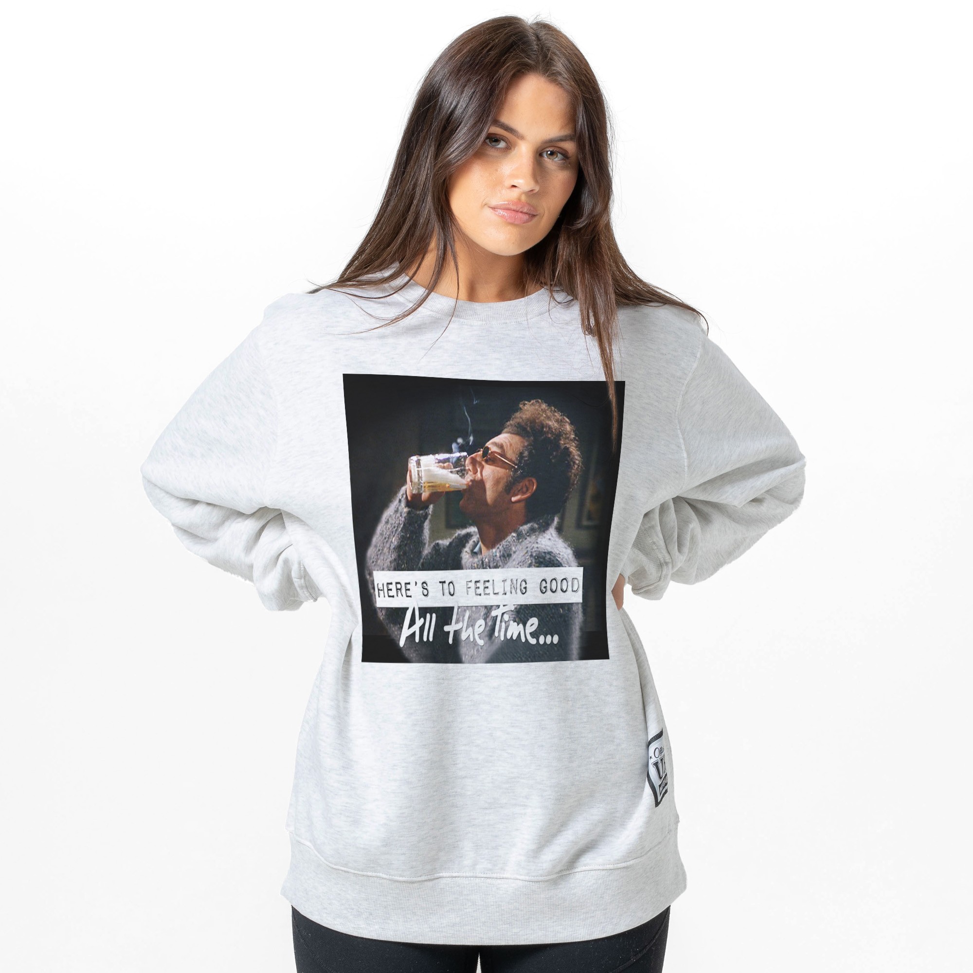 FEELING GOOD WHITE MARLE CREW