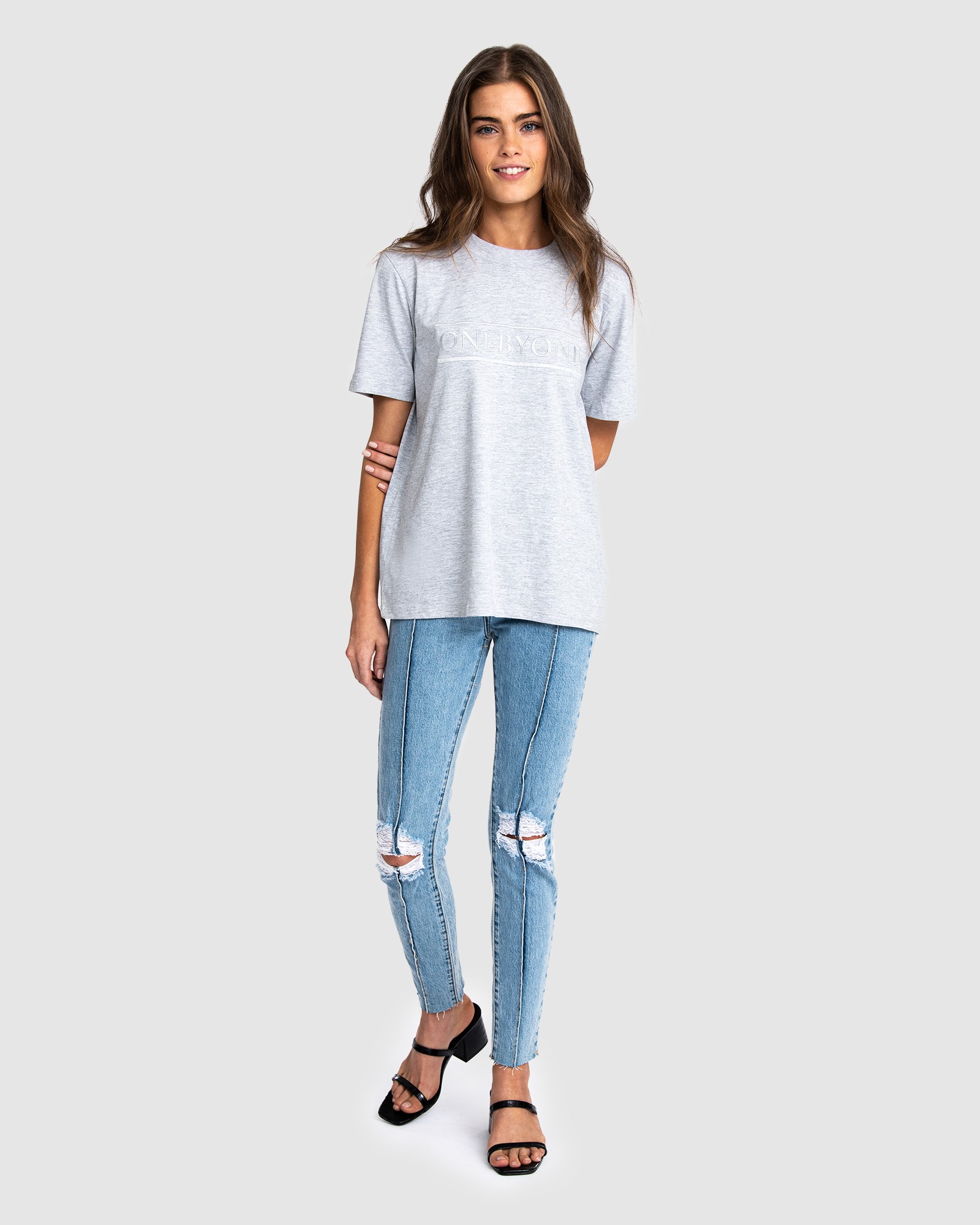 AURORA GREY TEE