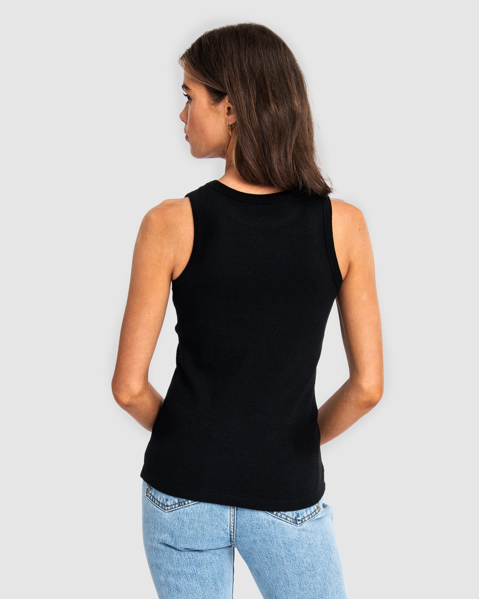 LUNA BLACK SINGLET
