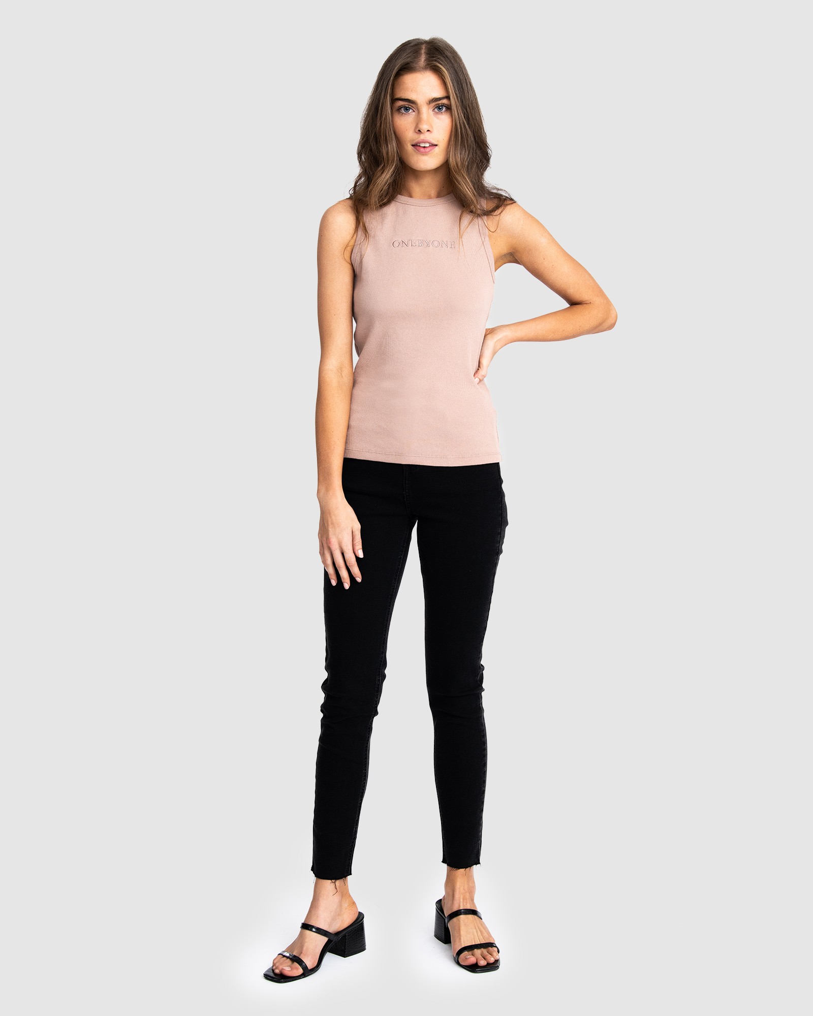 LUNA BROWN SINGLET