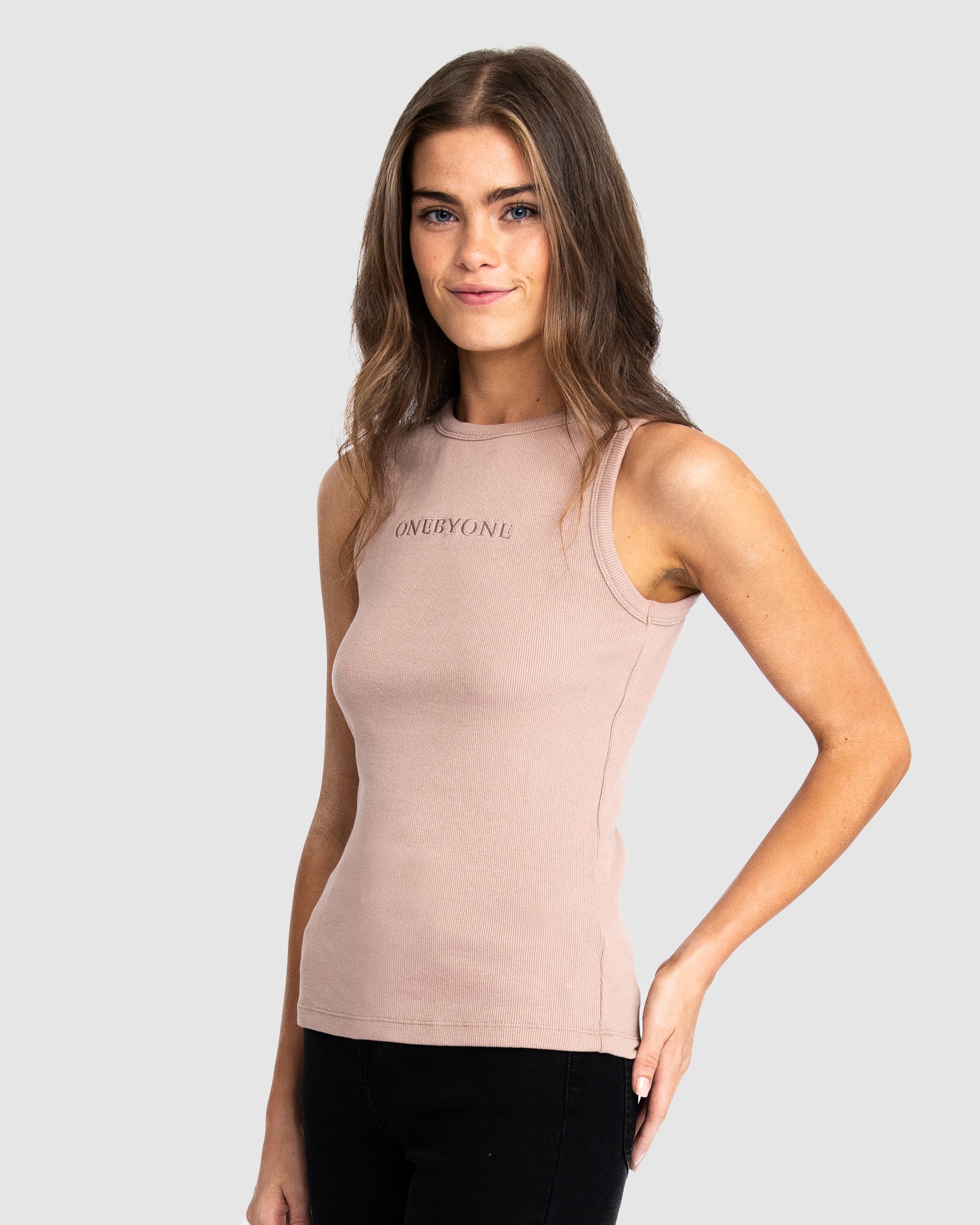 LUNA BROWN SINGLET