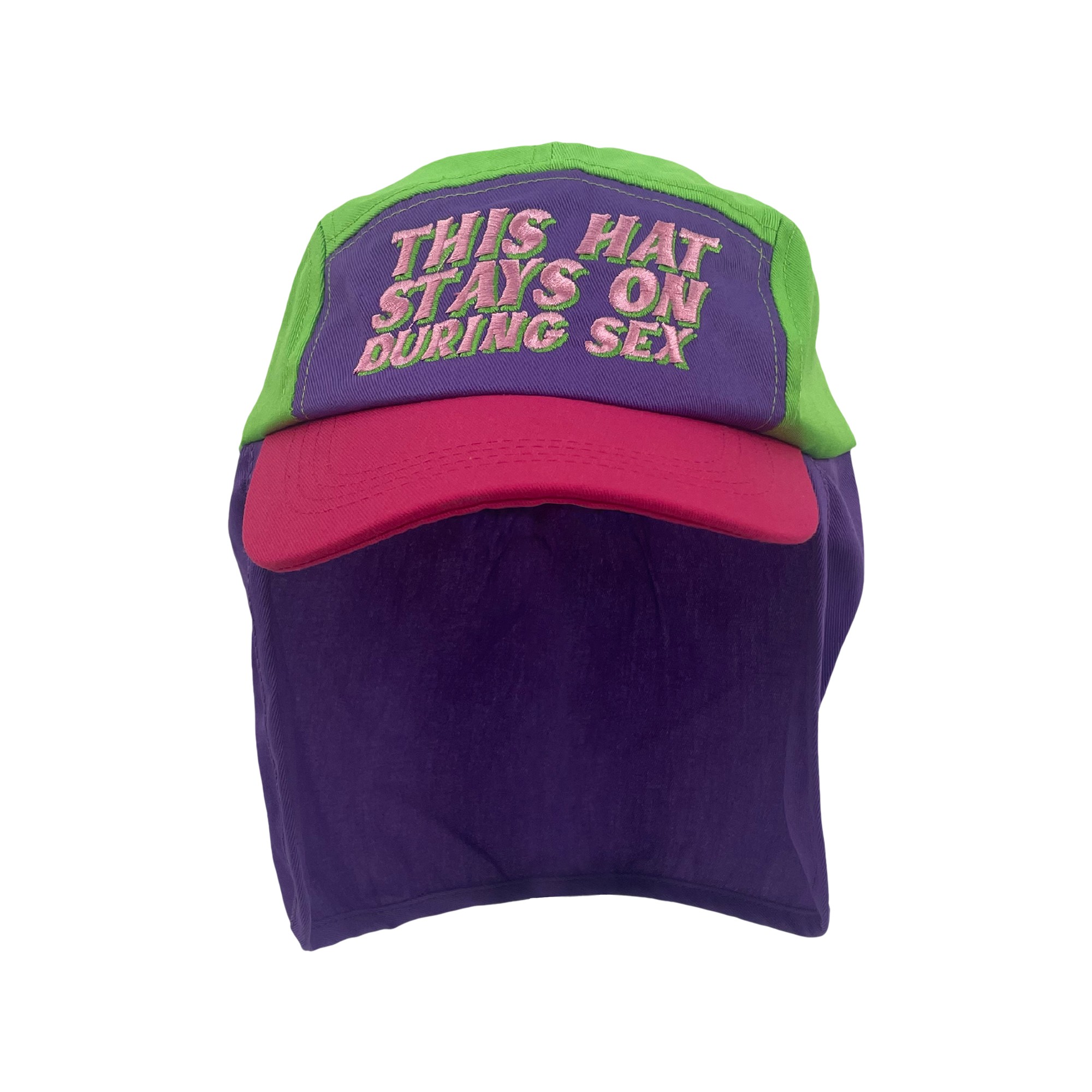 THIS HAT STAYS ON MULTI COLOURED LEGIONNAIRES HAT