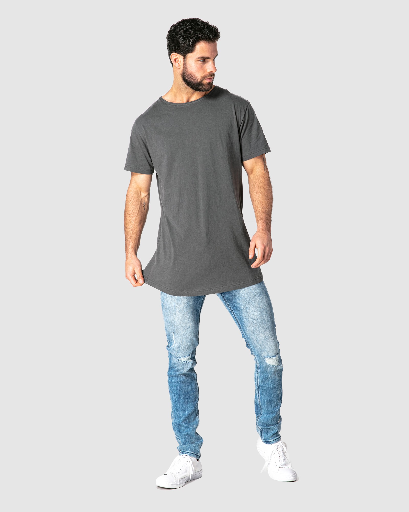 CLASSIC CHARCOAL TEE