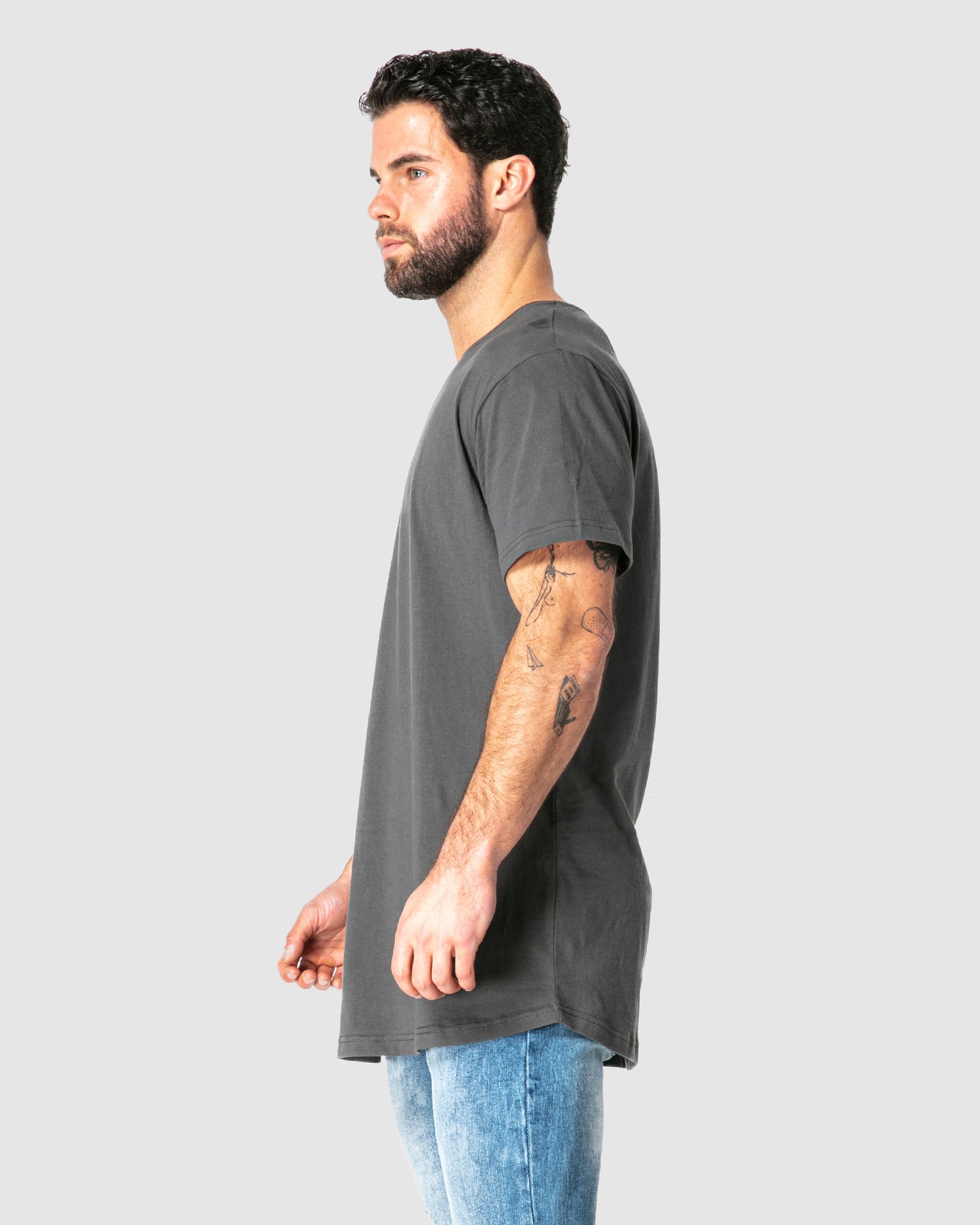 CLASSIC CHARCOAL TEE