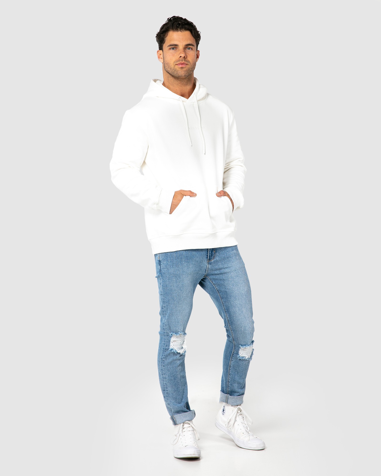 ISLAND WHITE HOODIE