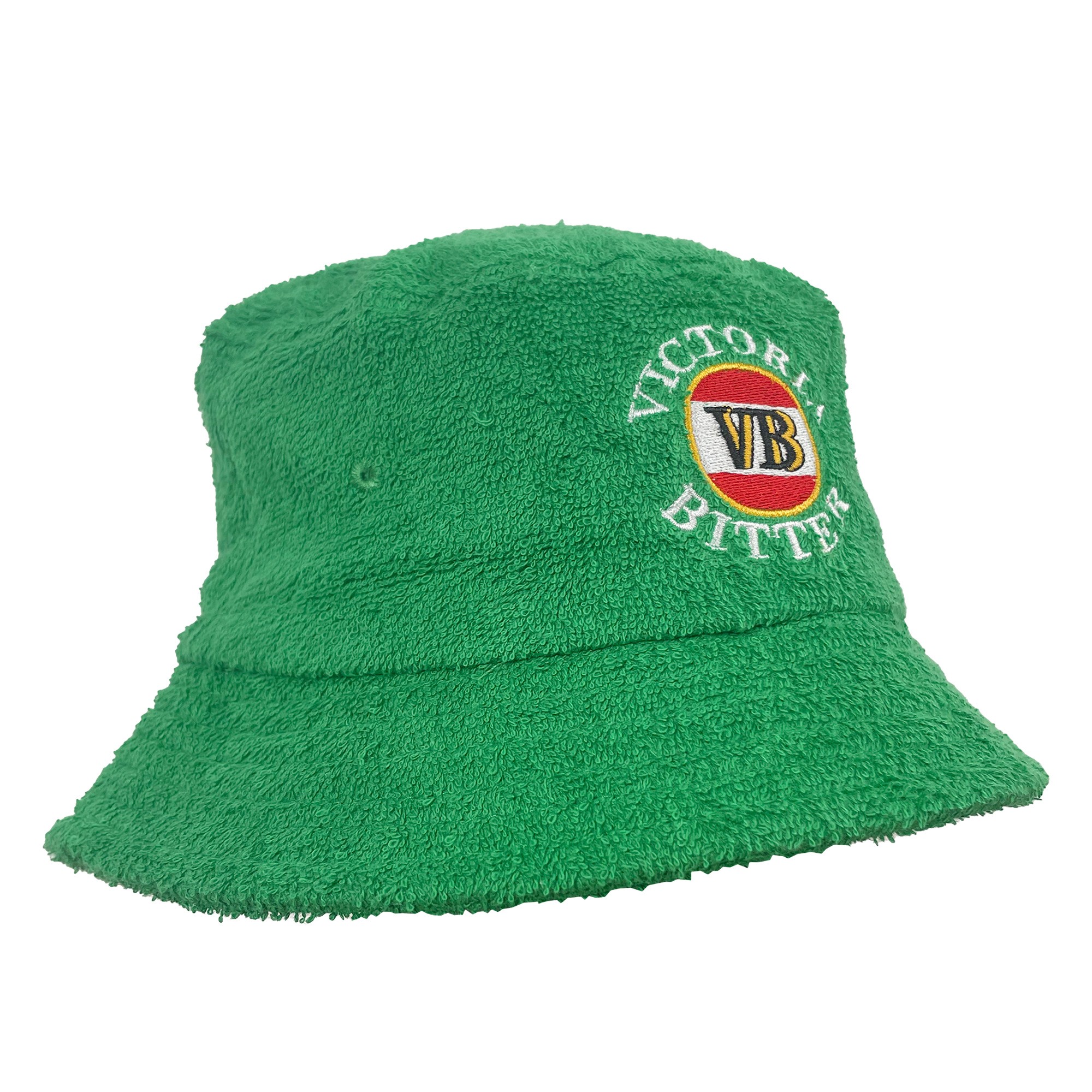 VICTORIA BITTER GREEN TERRY TOWEL BUCKET HAT
