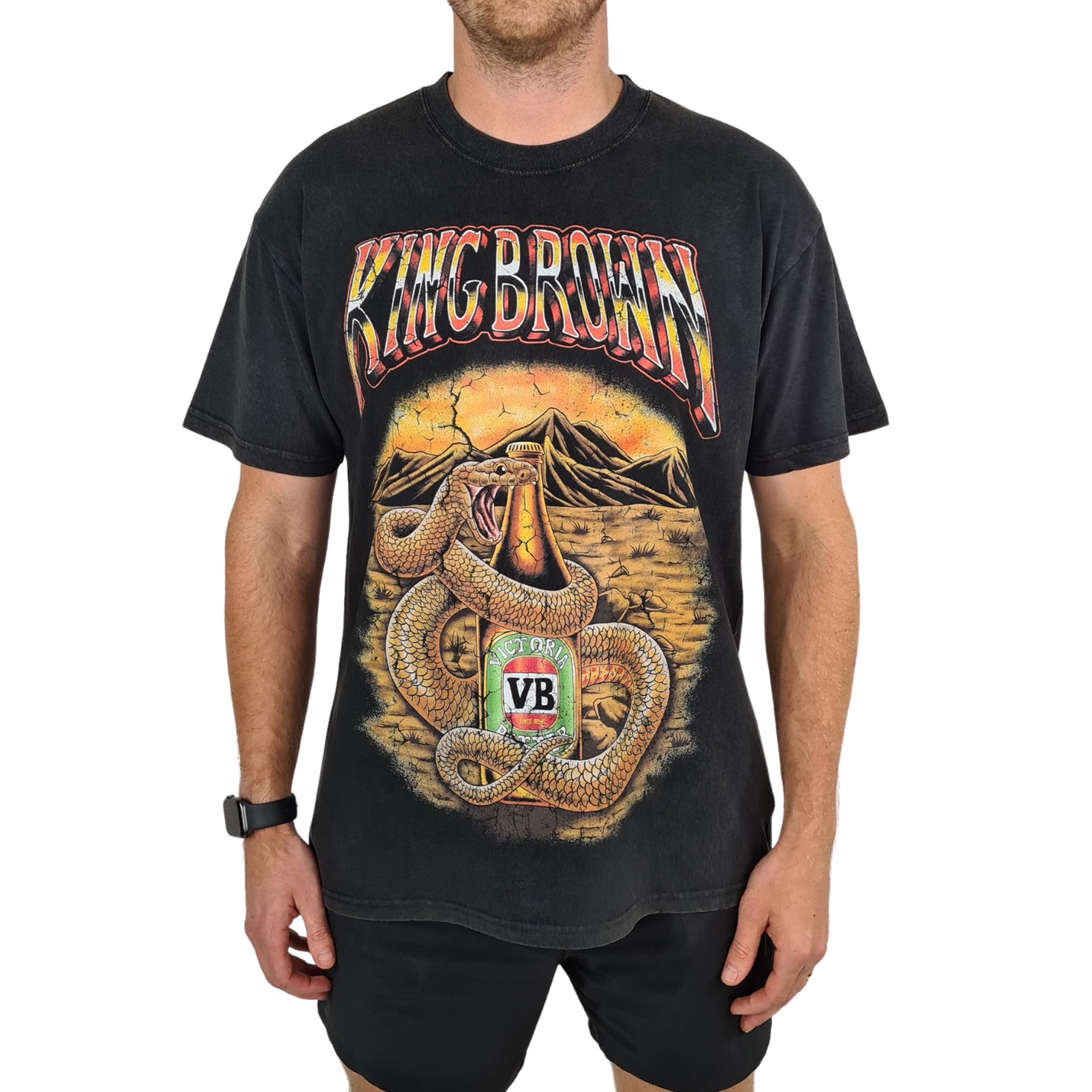 VINTAGE KING BROWN T-SHIRT
