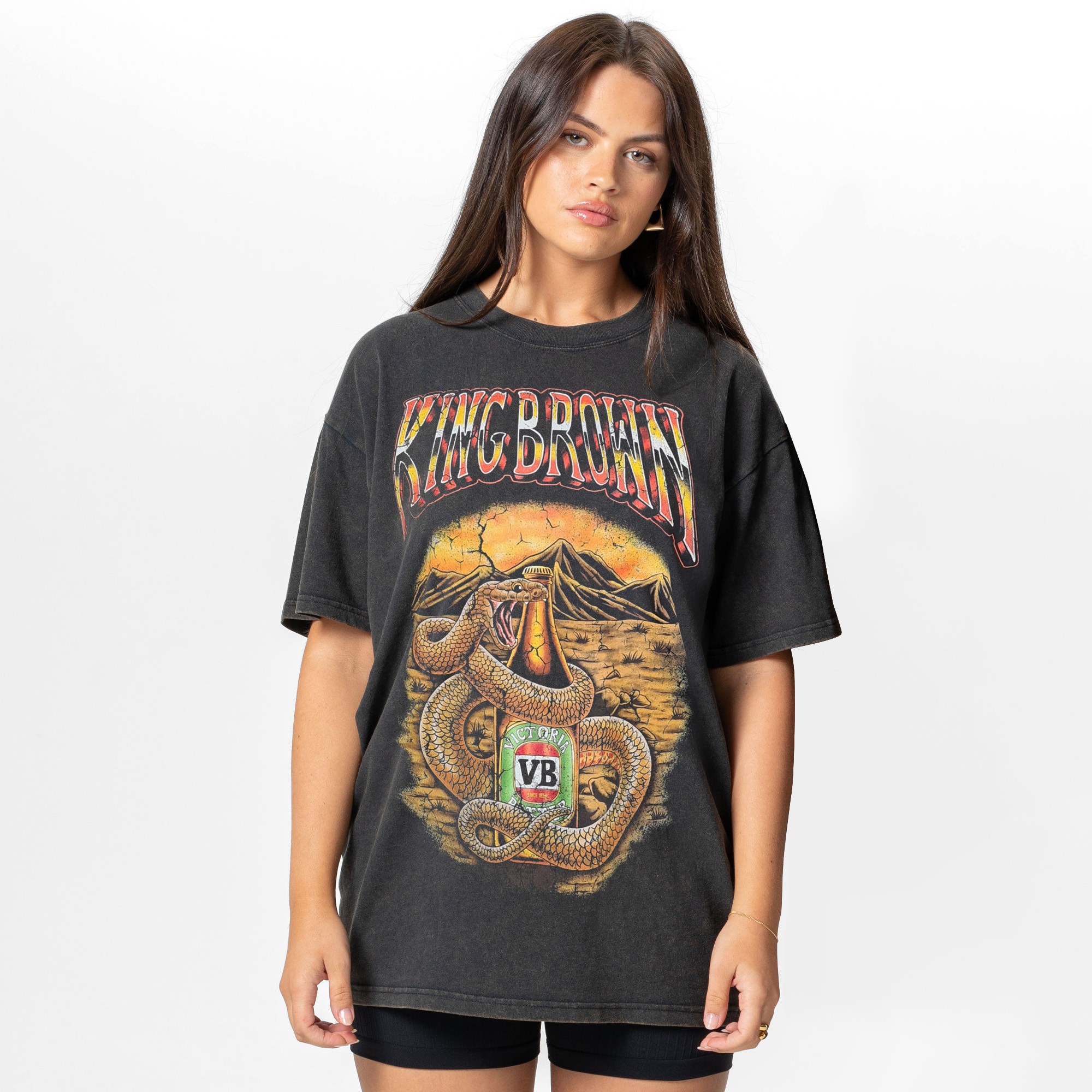 VINTAGE KING BROWN T-SHIRT