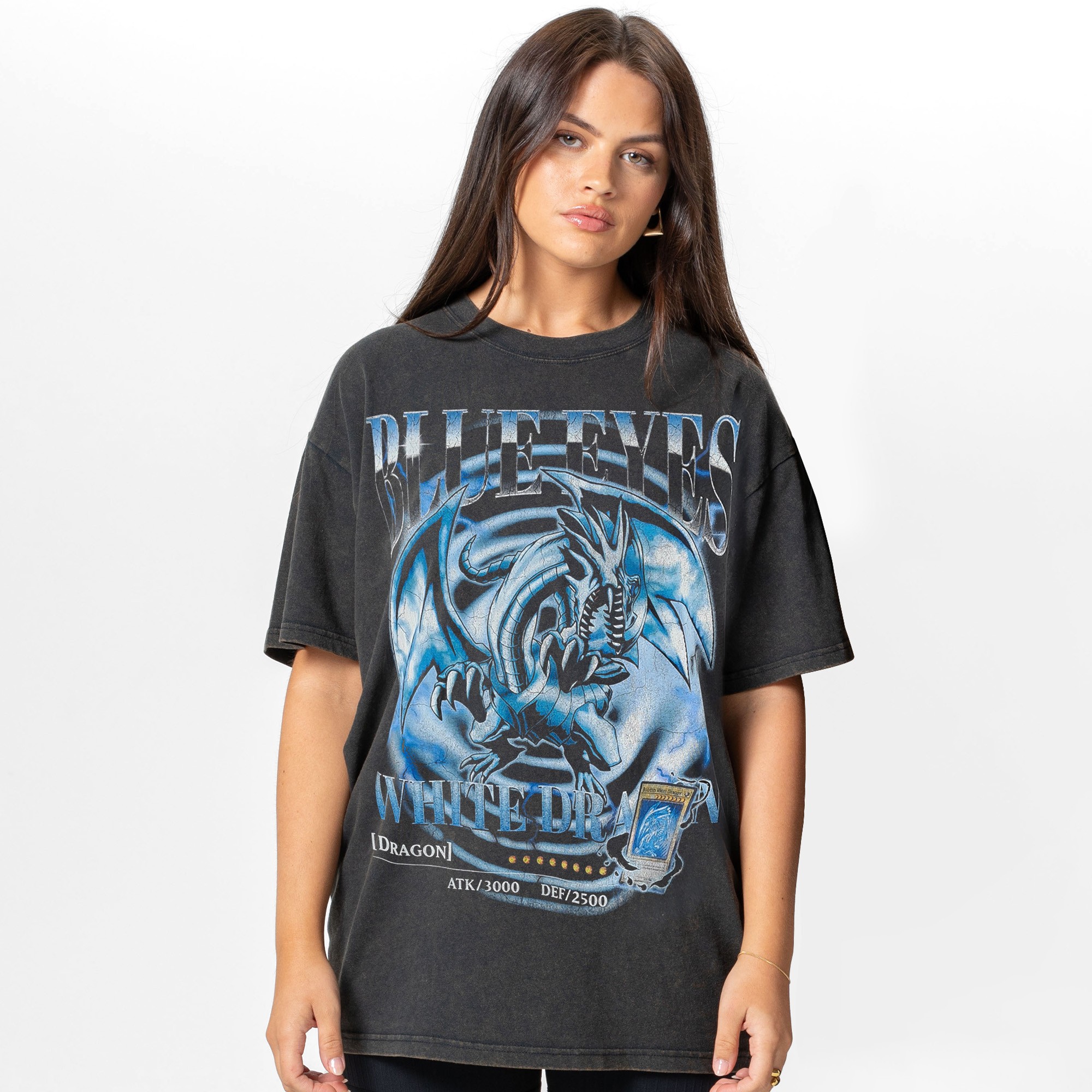 VINTAGE BLUE EYES WHITE DRAGON T-SHIRT