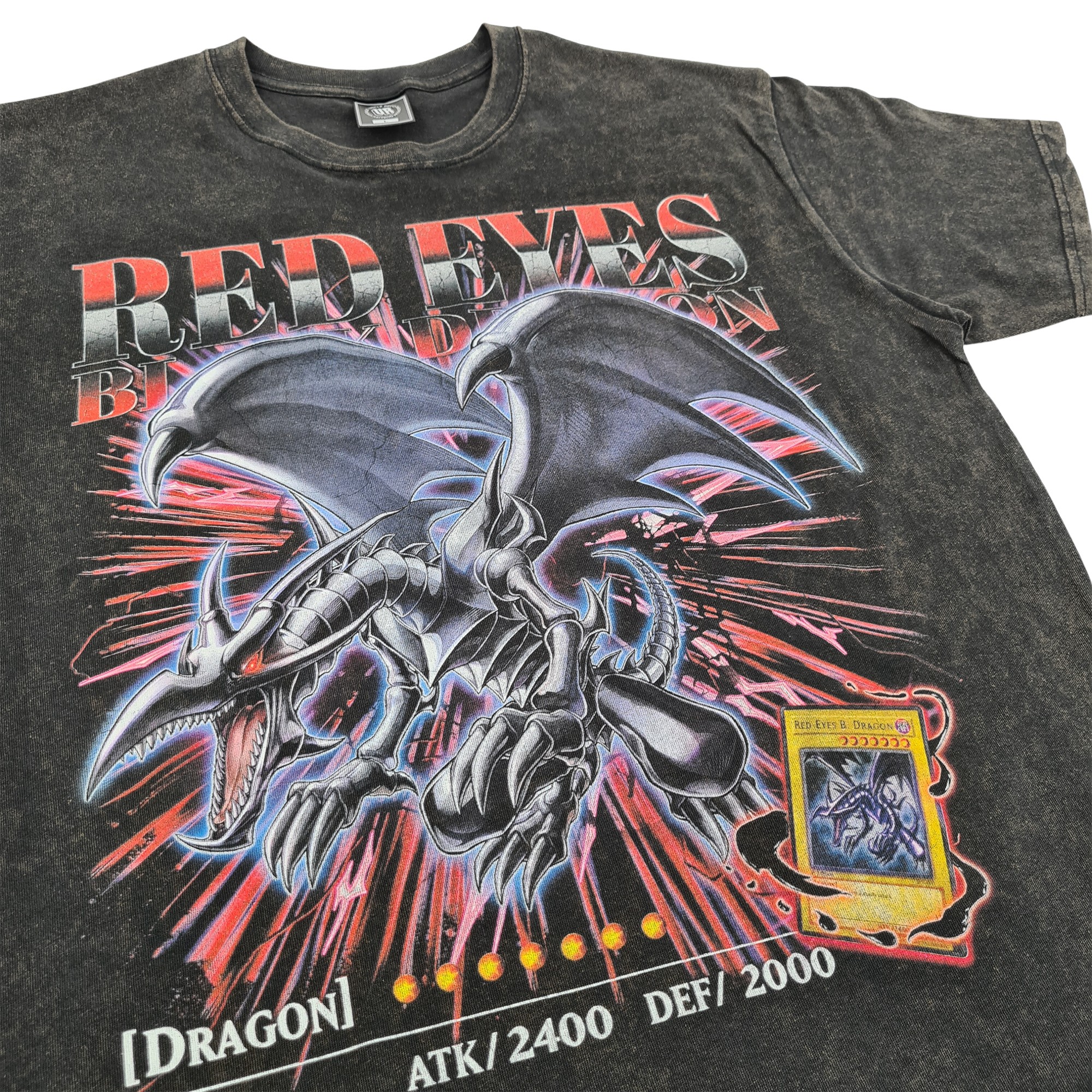 VINTAGE RED EYES BLACK DRAGON T-SHIRT