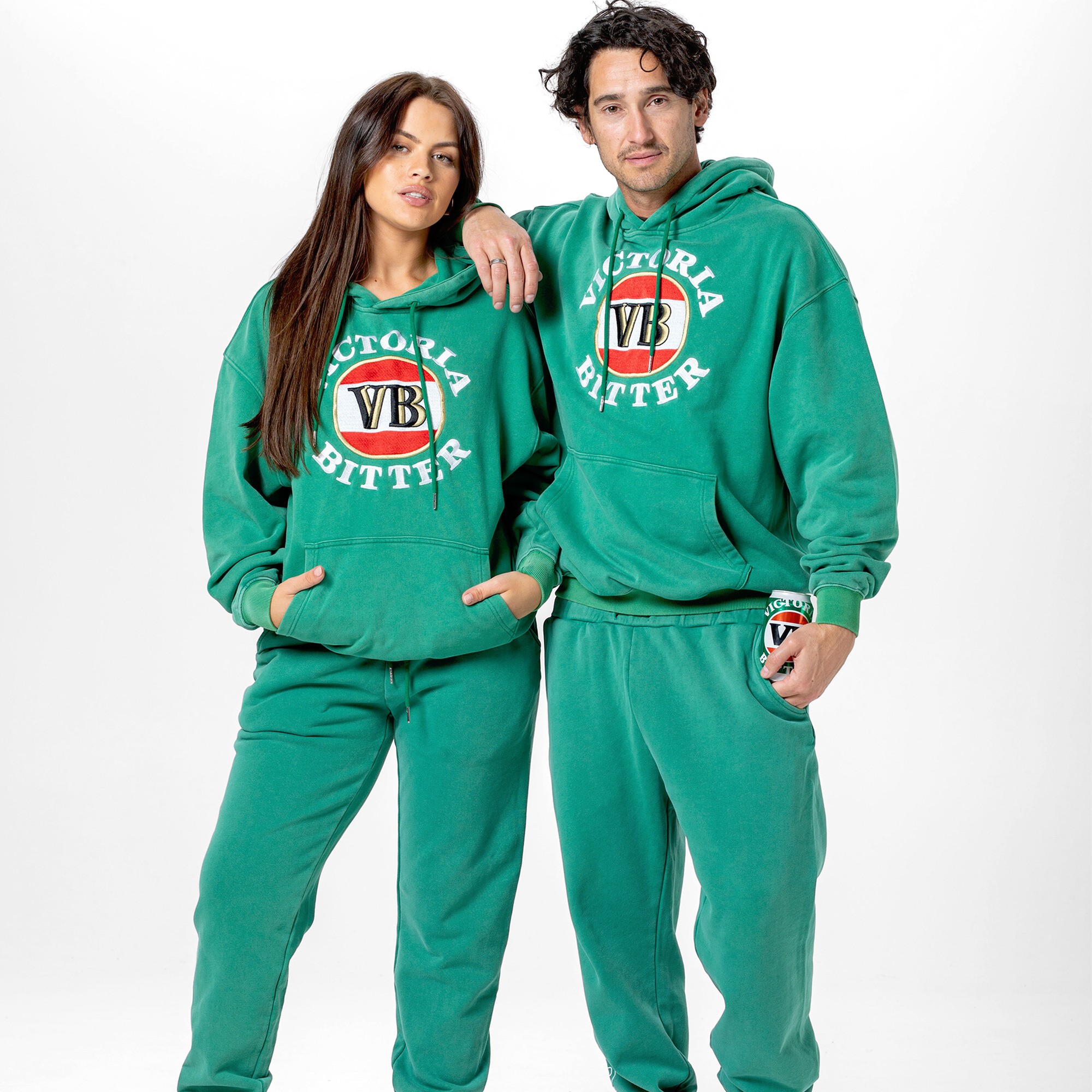 VINTAGE WASHED GREEN VB SWEATPANTS