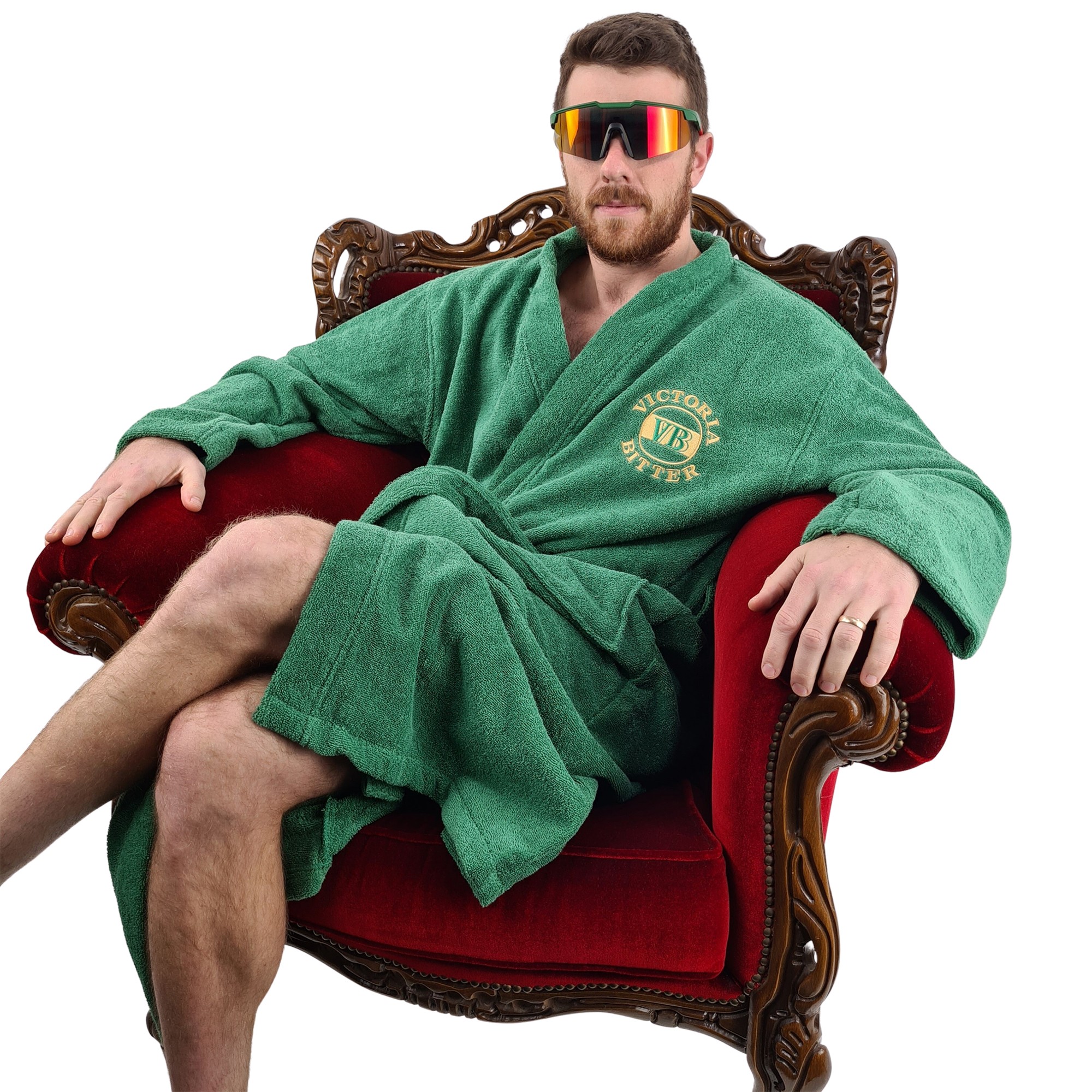 LUXE VB TERRY TOWELLING BATH ROBE