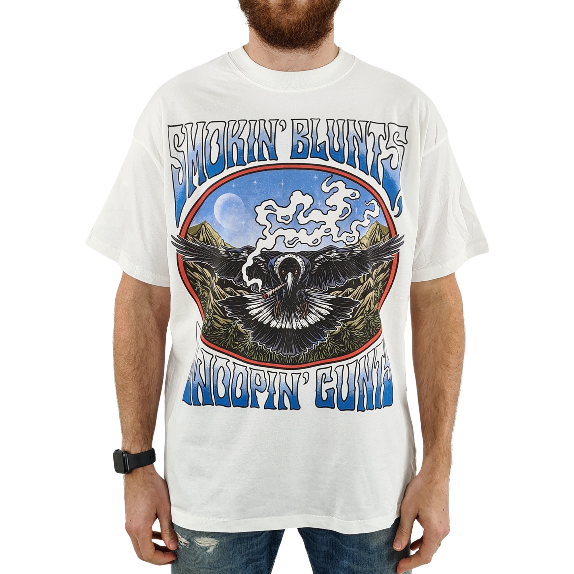 OFF WHITE SMOKIN' BLUNTS VINTAGE T-SHIRT