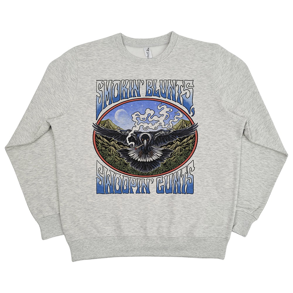 SMOKIN' BLUNTS WHITE MARLE CREW