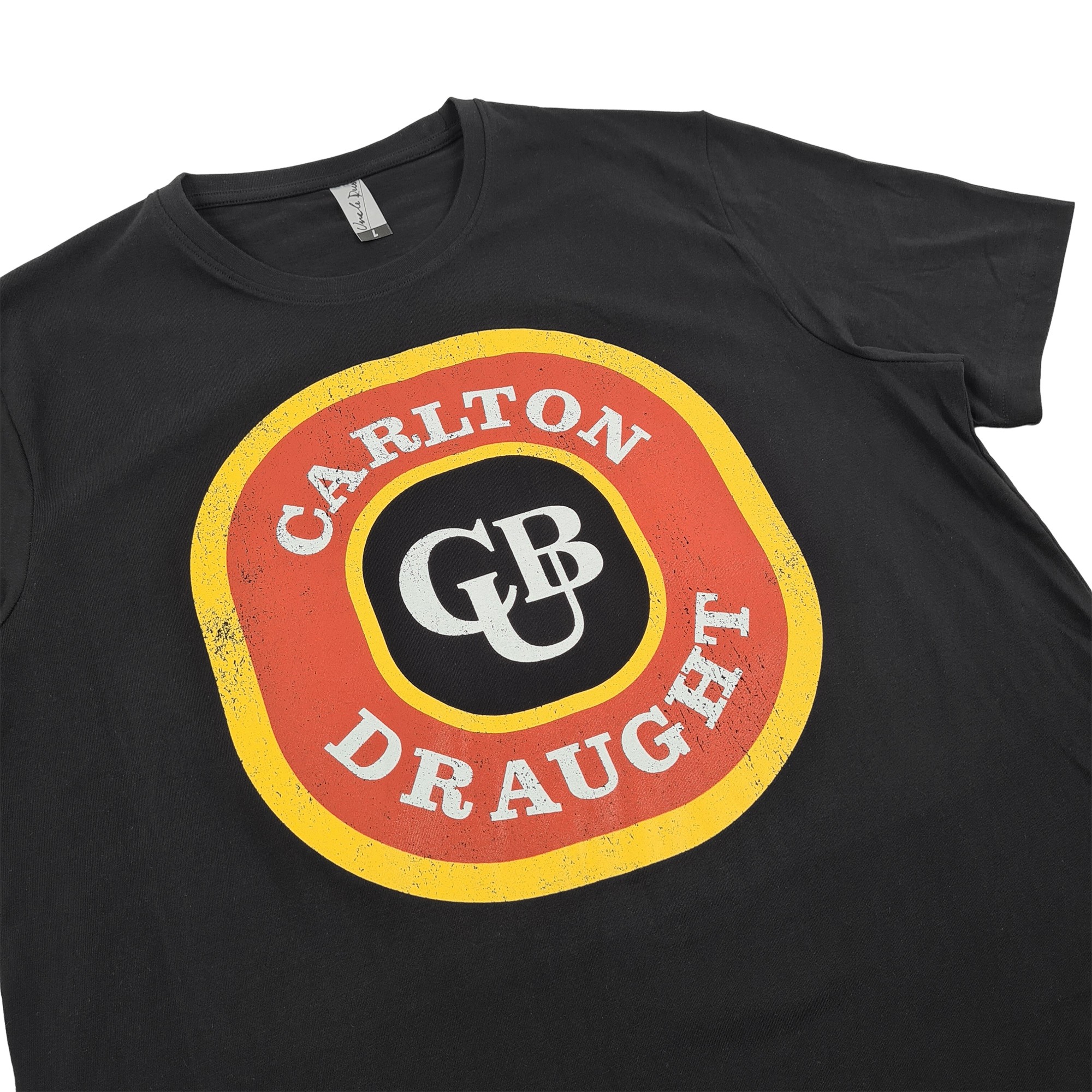 HERITAGE CARLTON DRAUGHT BLACK TEE