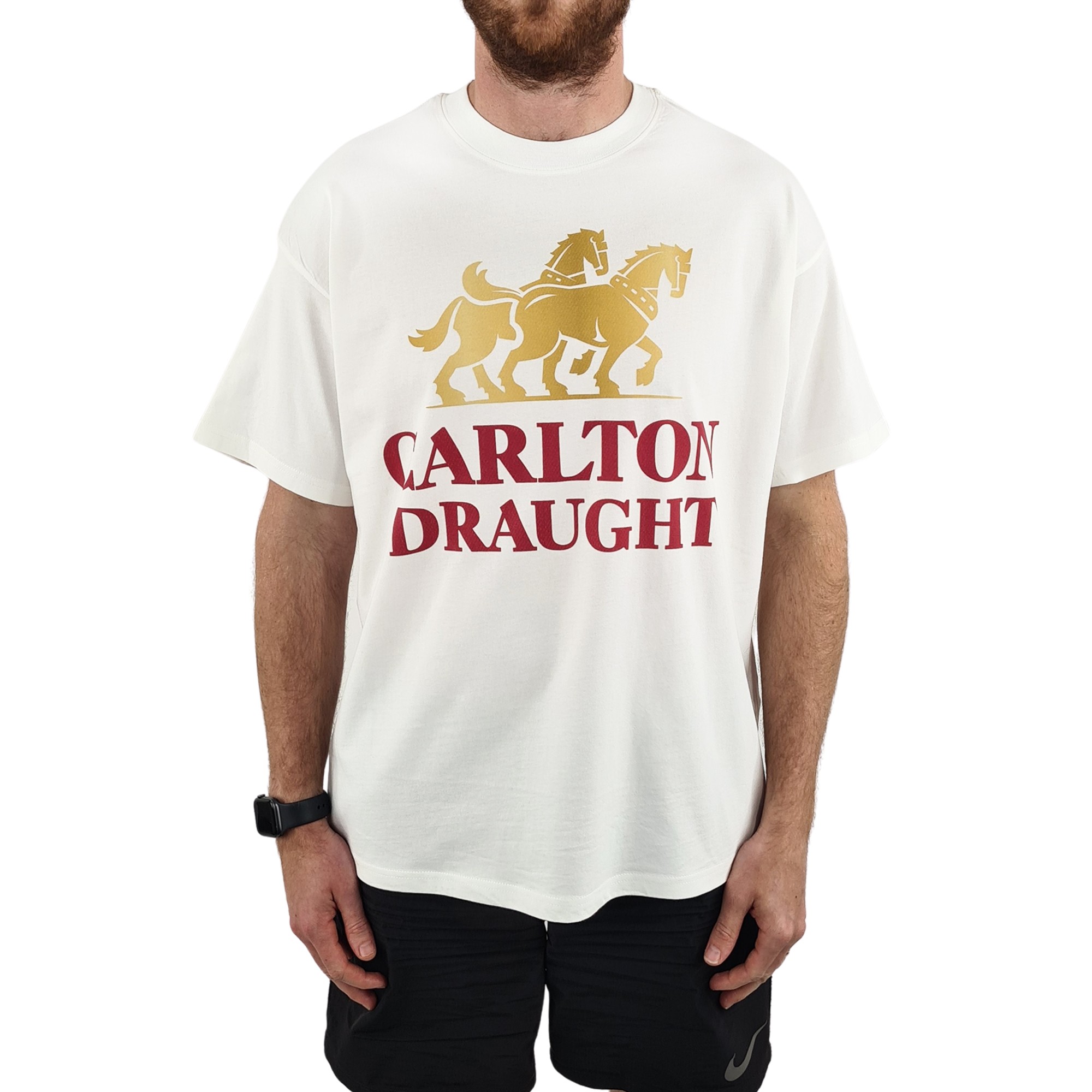 OFF WHITE CARLTON DRAUGHT VINTAGE T-SHIRT