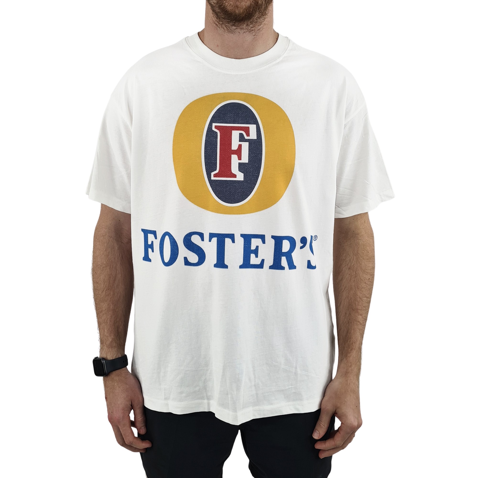 OFF WHITE VINTAGE FOSTER'S T-SHIRT