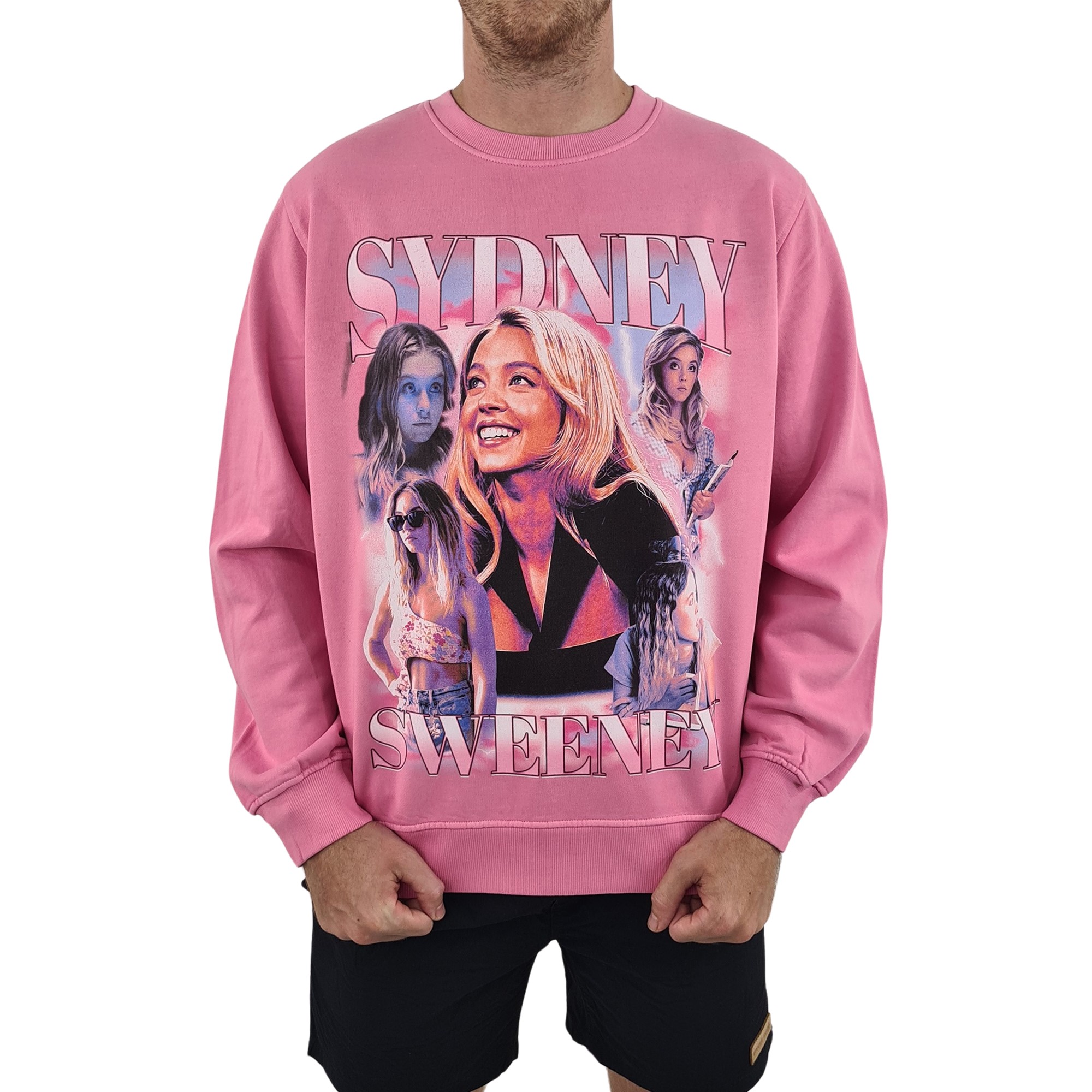 VINTAGE PINK SYDNEY SWEENEY CREW