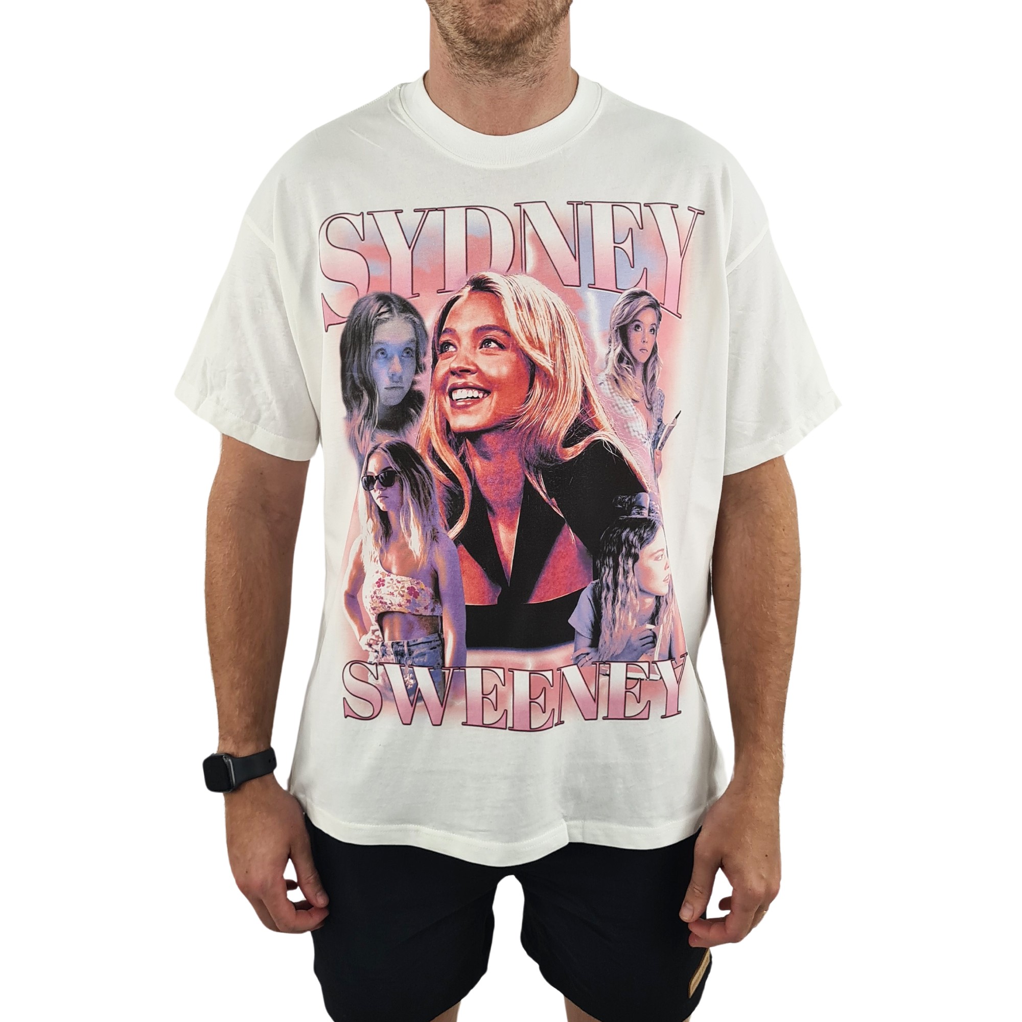 OFF WHITE VINTAGE SYDNEY SWEENEY T-SHIRT