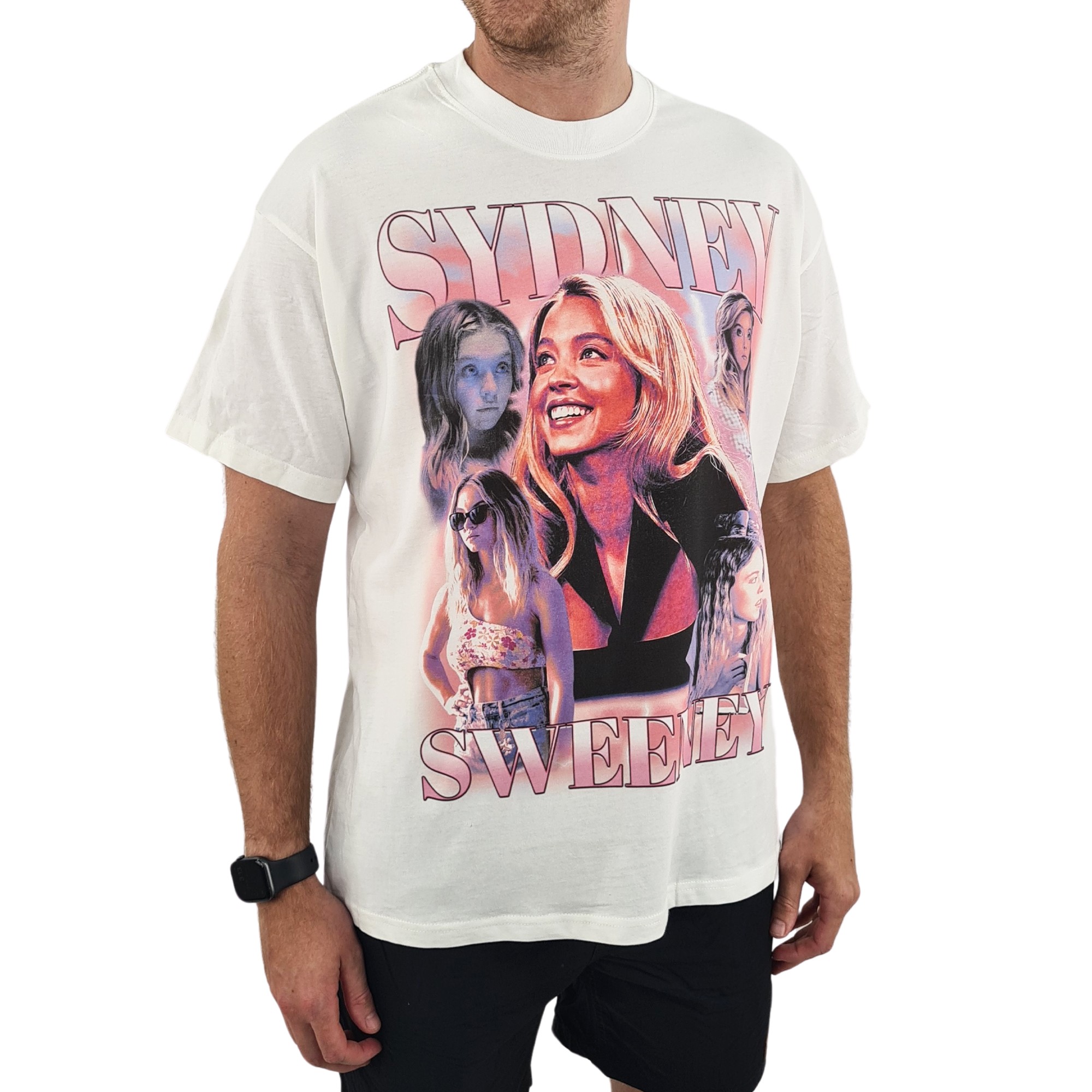 OFF WHITE VINTAGE SYDNEY SWEENEY T-SHIRT