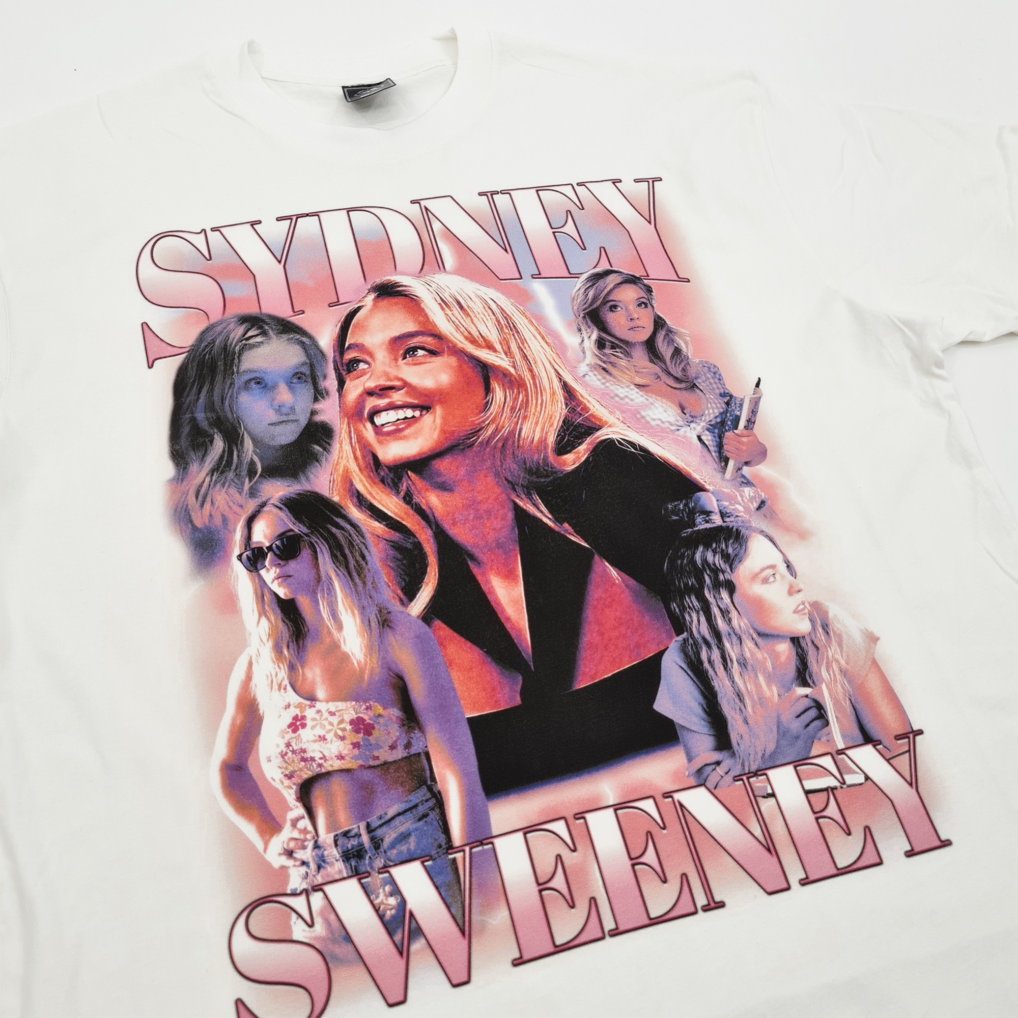 OFF WHITE VINTAGE SYDNEY SWEENEY T-SHIRT