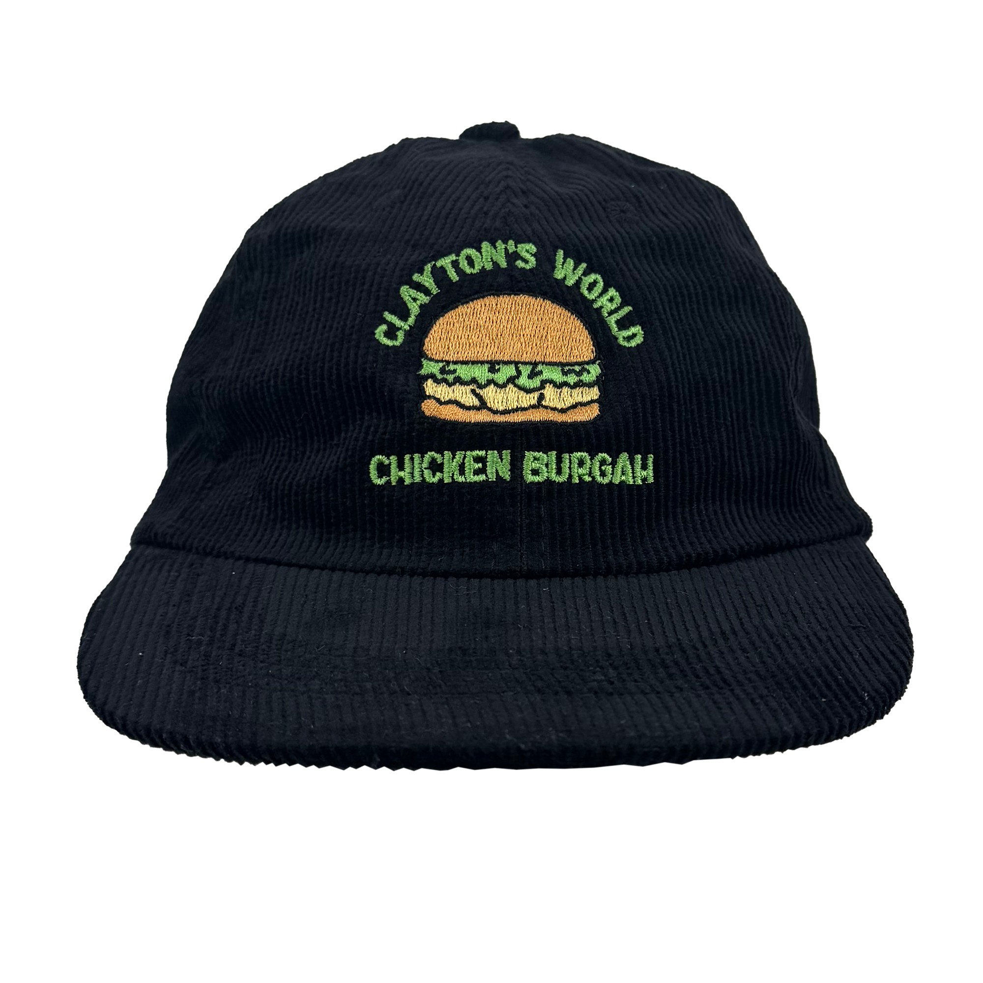 BLACK CLAYTON'S WORLD CORD HAT