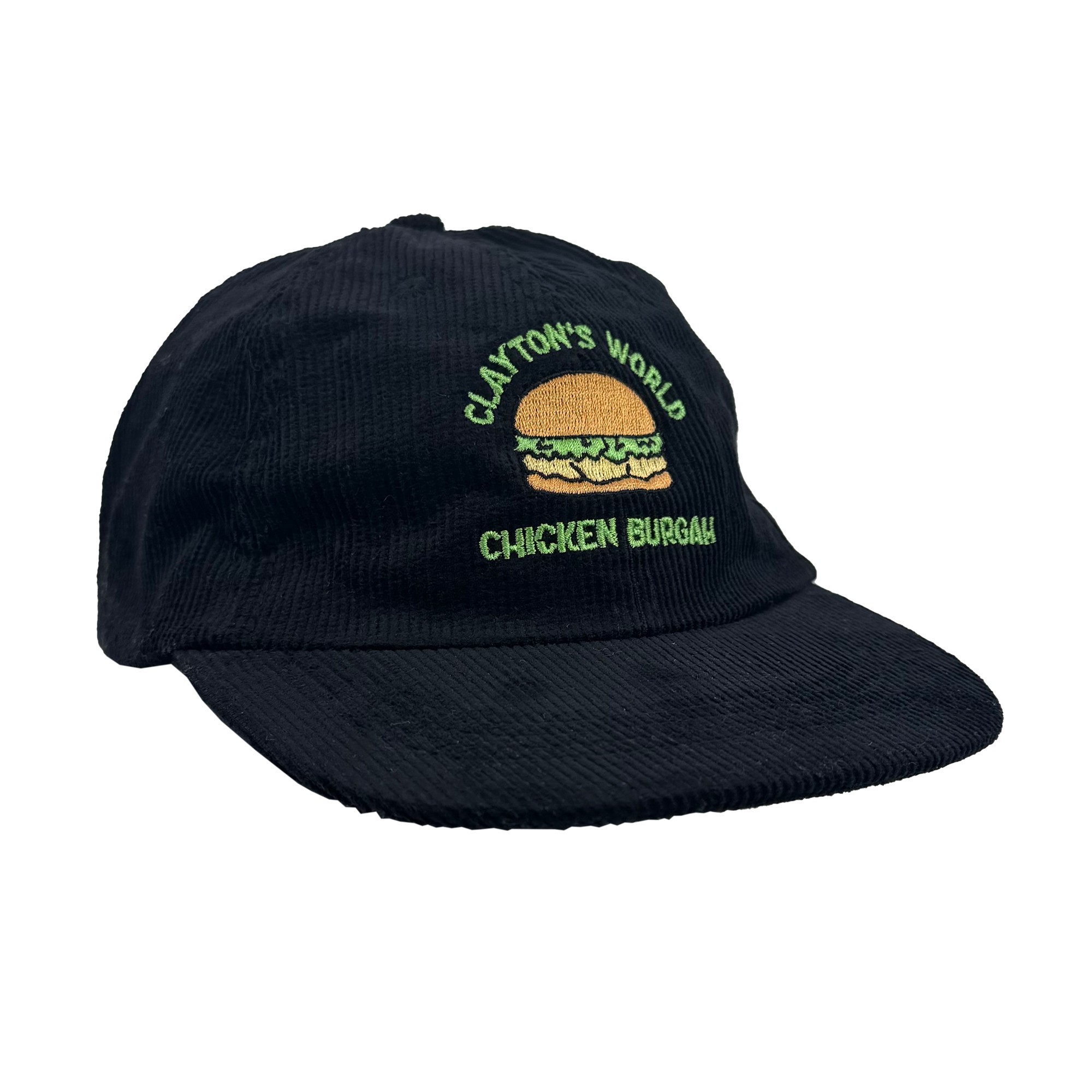 BLACK CLAYTON'S WORLD CORD HAT