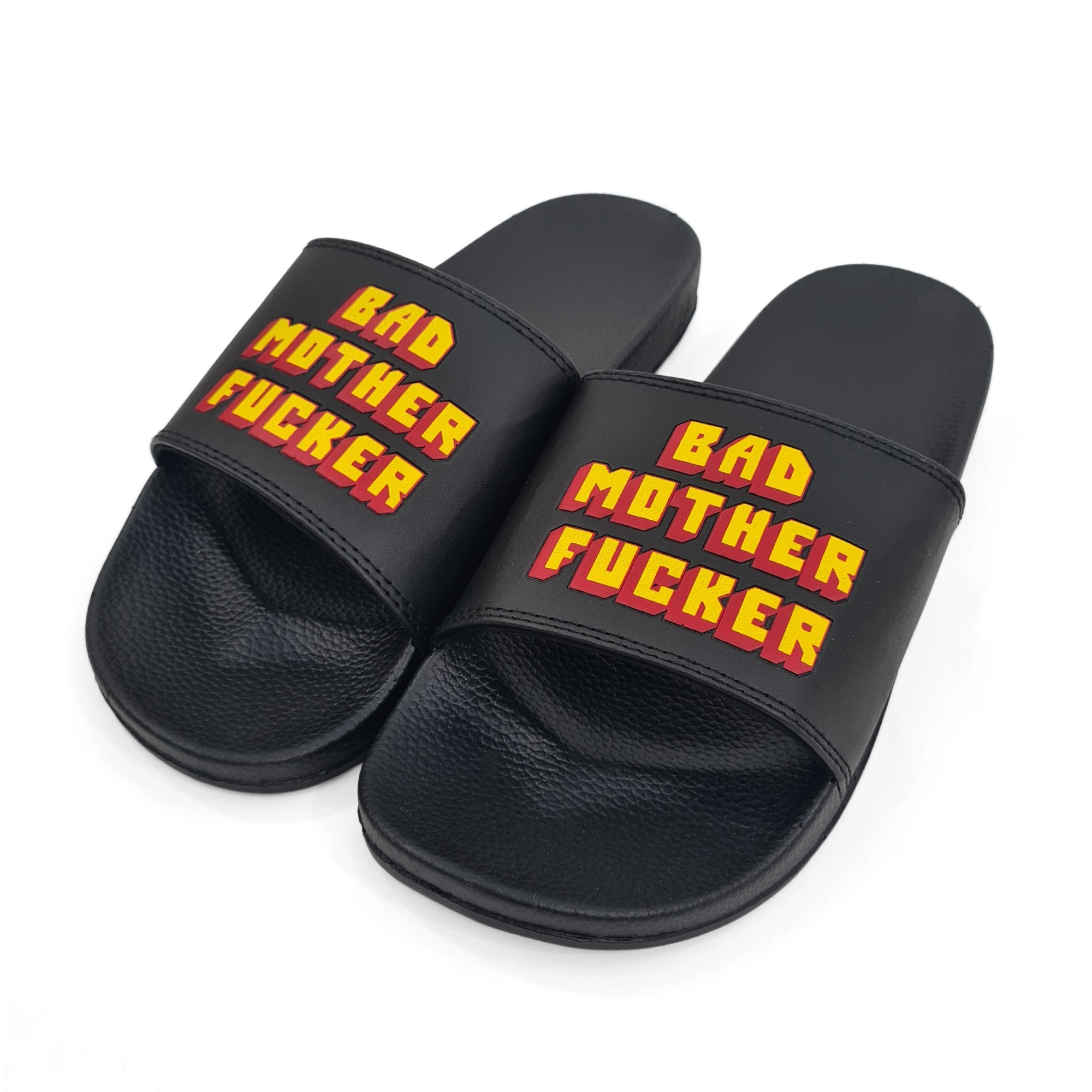 BAD MOFO BLACK SLIDES