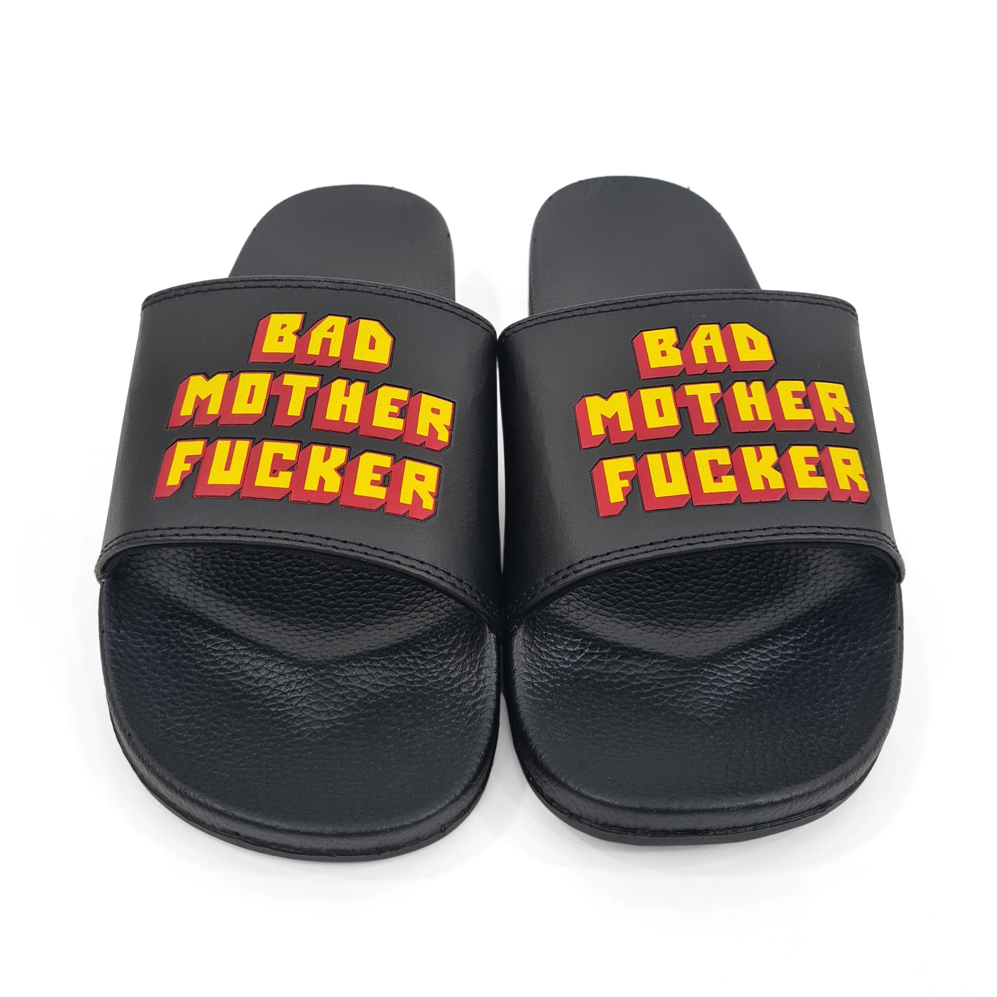 BAD MOFO BLACK SLIDES