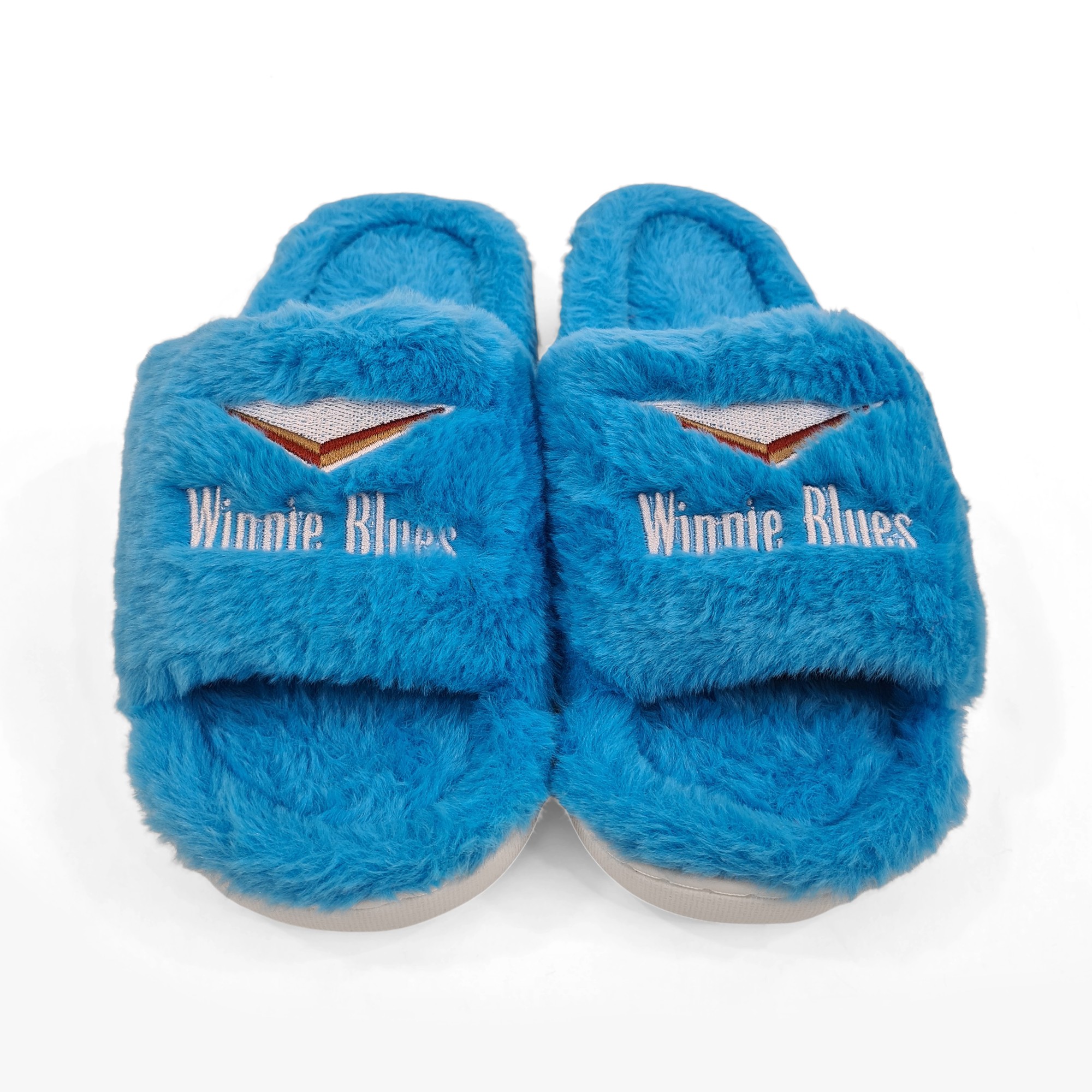 WINNIE BLUES FUR SLIPPERS