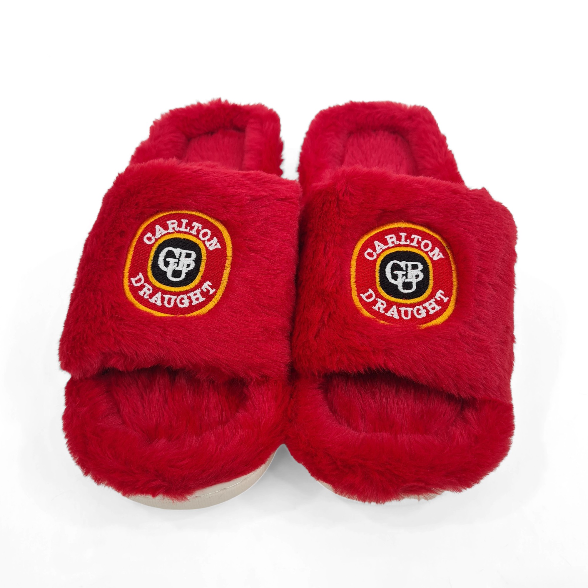 CARLTON DRAUGHT FUR SLIPPERS