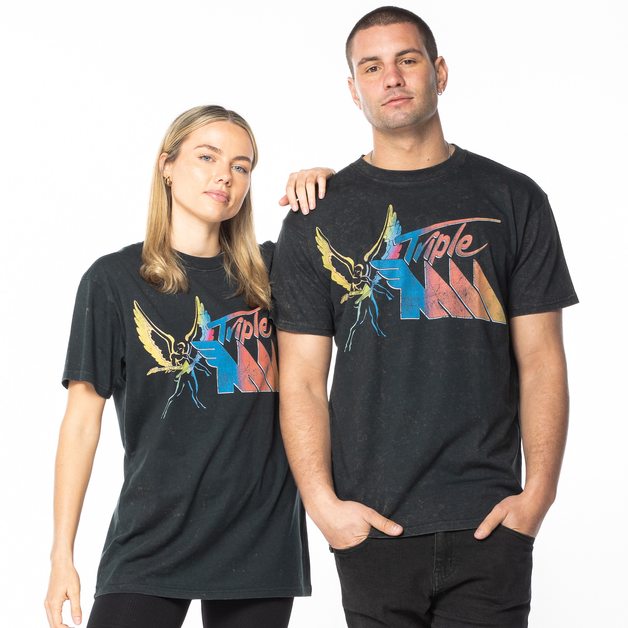 VINTAGE TRIPLE M RETRO LOGO T-SHIRT
